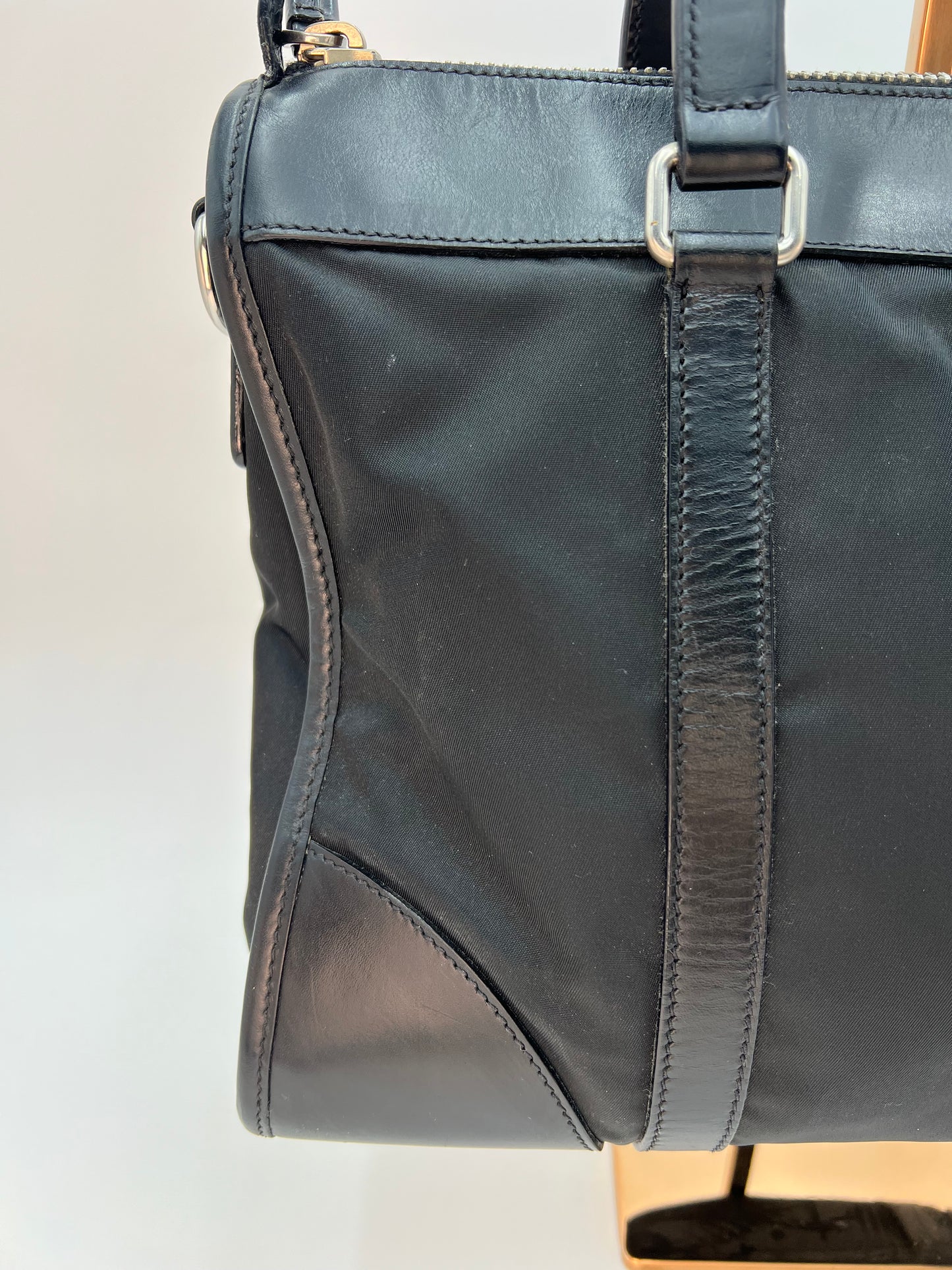 Prada Black Two-Way Handbag