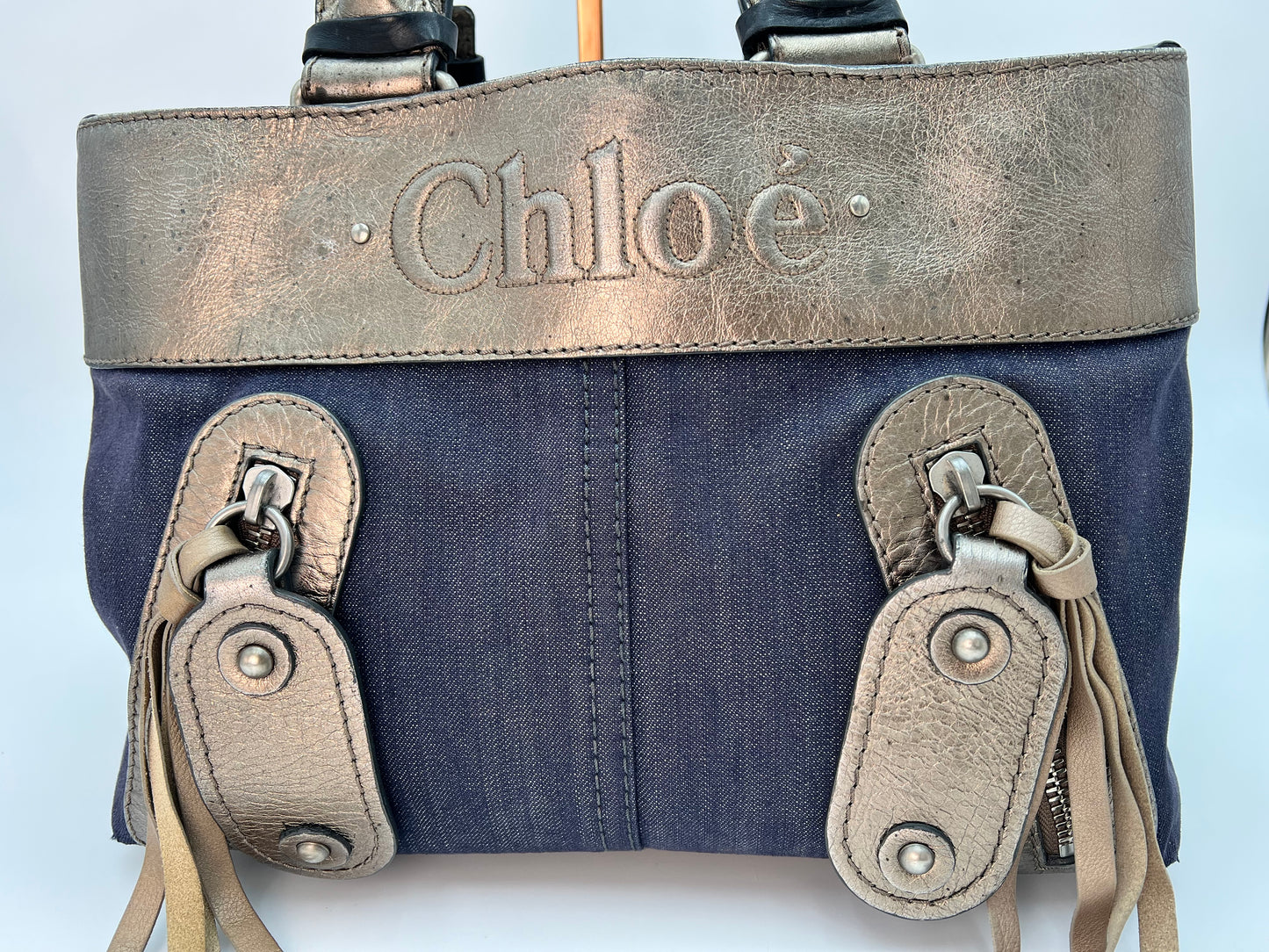 Chloe Denim Satchel