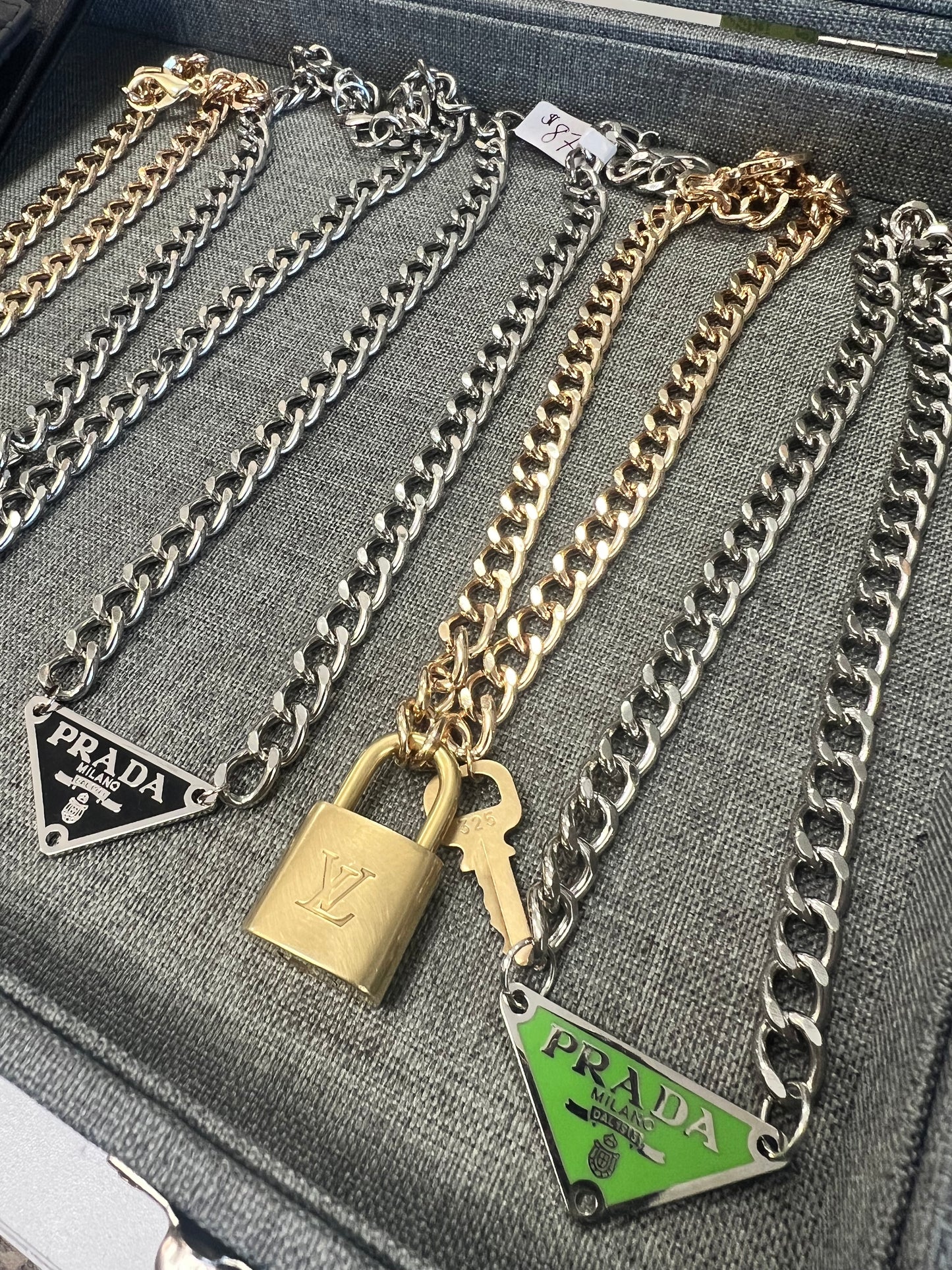 Louis Vuitton Lock & Key Necklace
