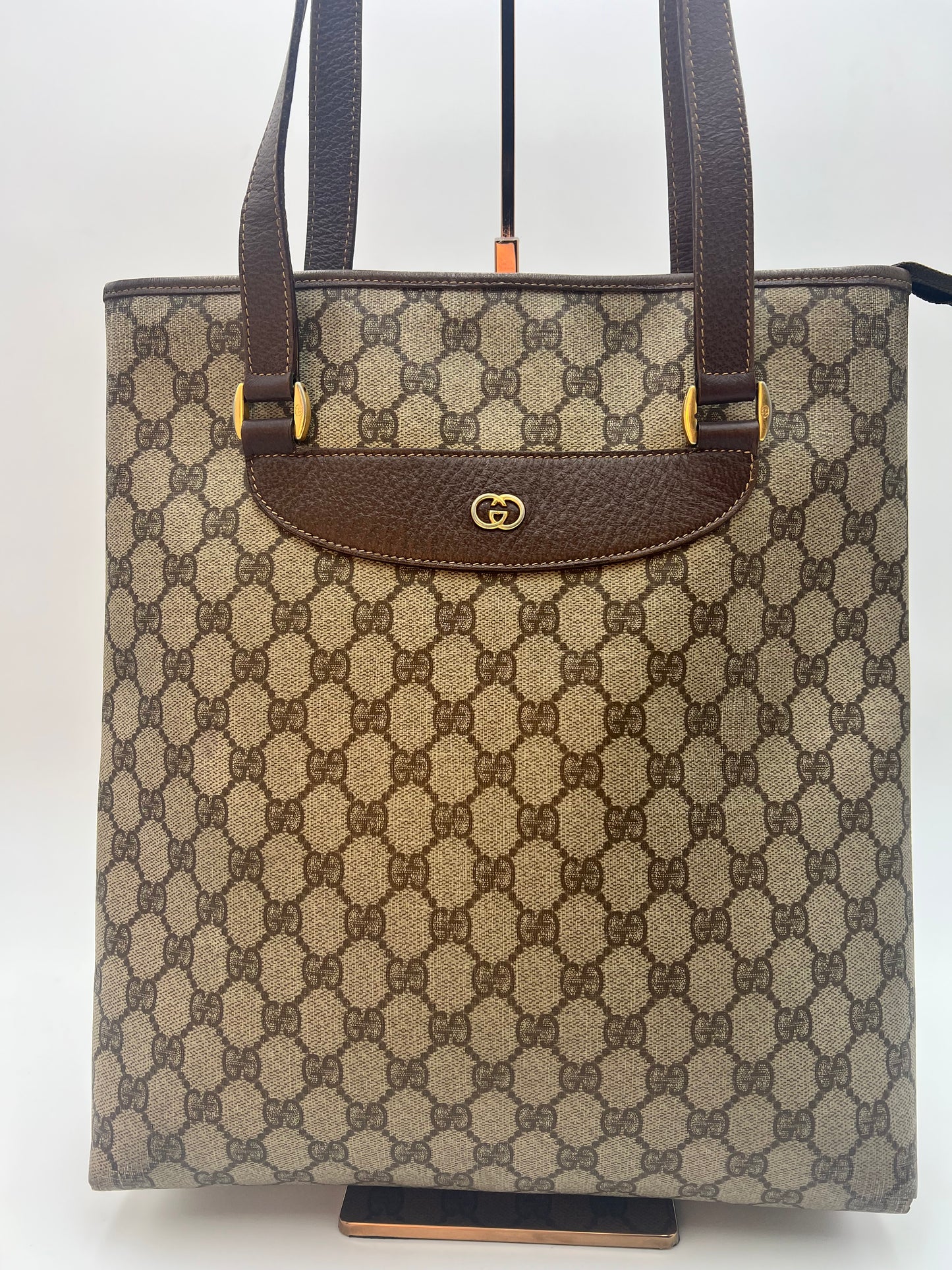 Gucci Monogram Zip Tote