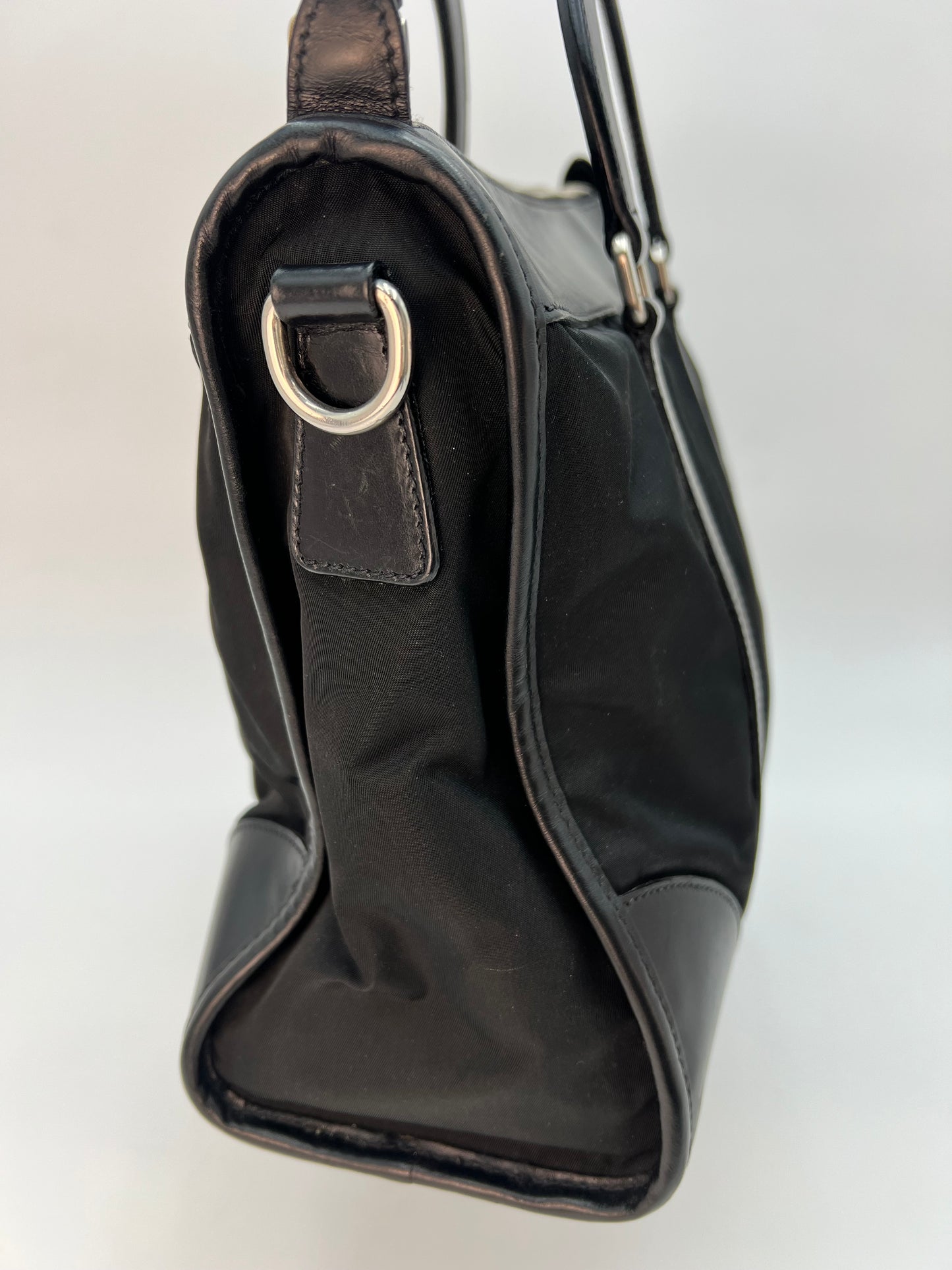 Prada Black Two-Way Handbag