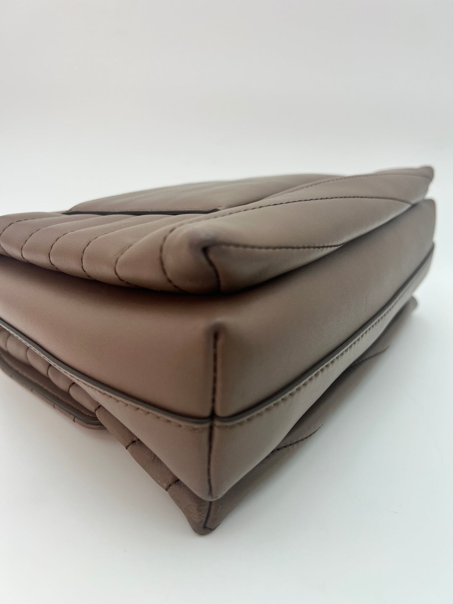 Tory Burch Kira Top Handle Taupe