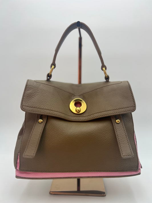 YSL Muse Greige Leather