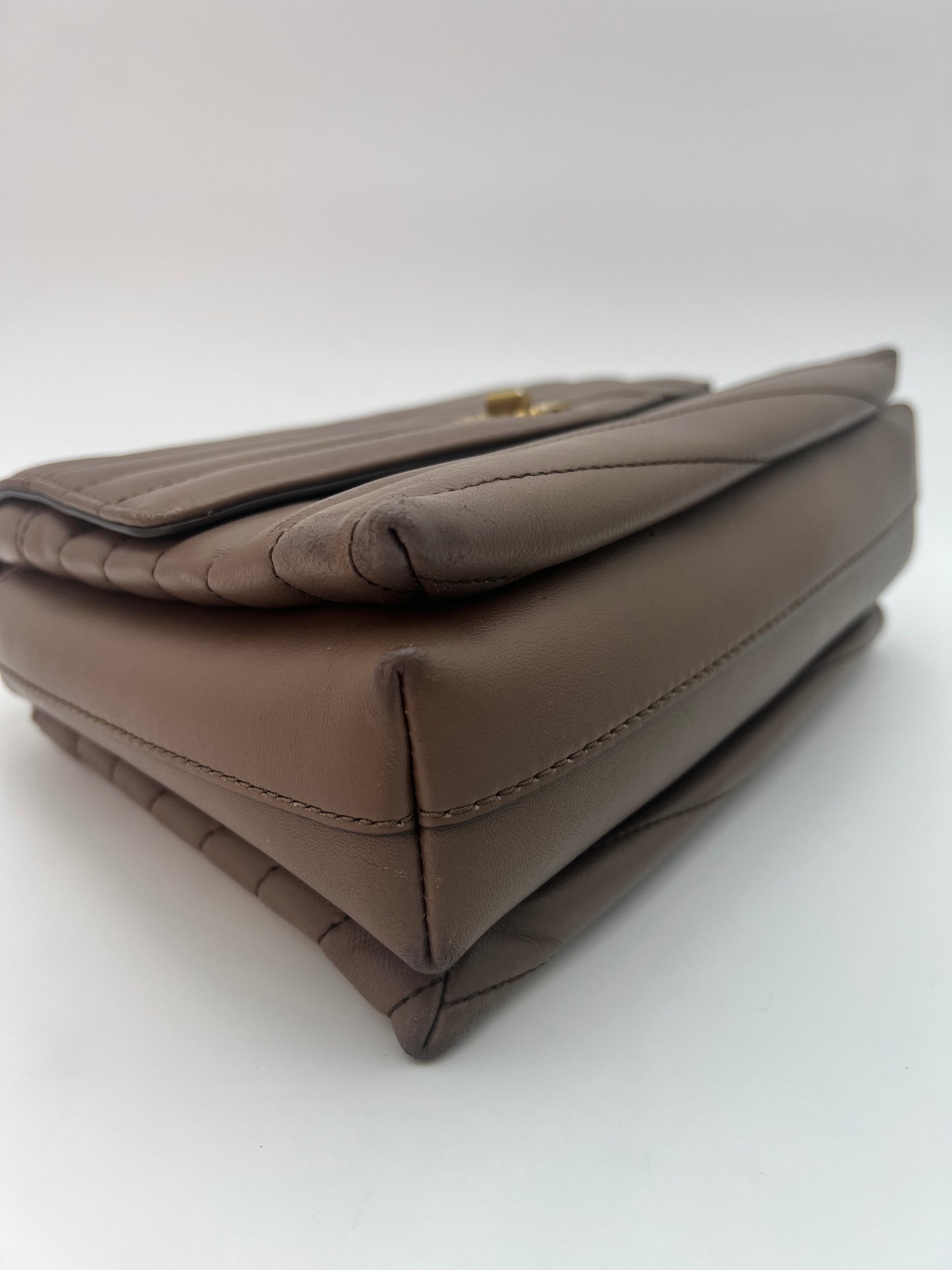 Tory Burch Kira Top Handle Taupe