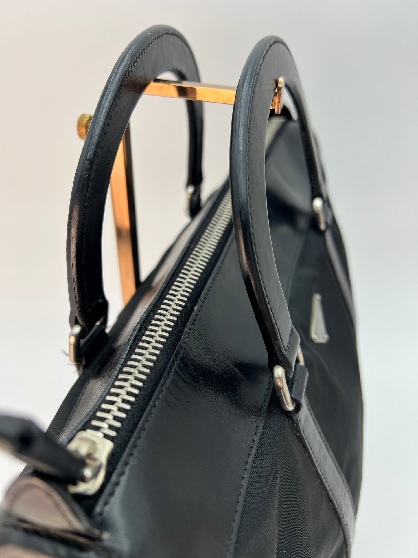 Prada Black Two-Way Handbag