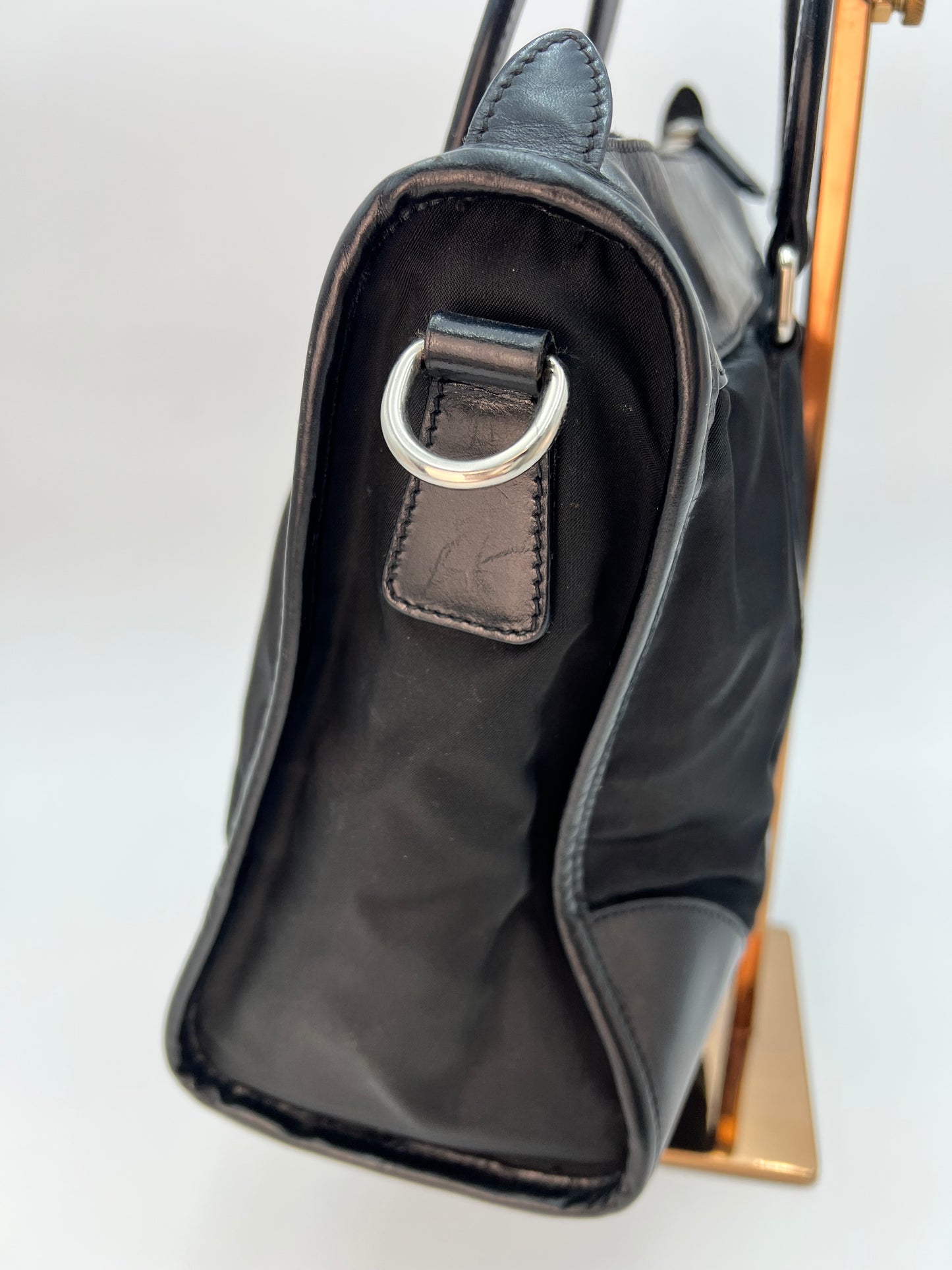 Prada Black Two-Way Handbag