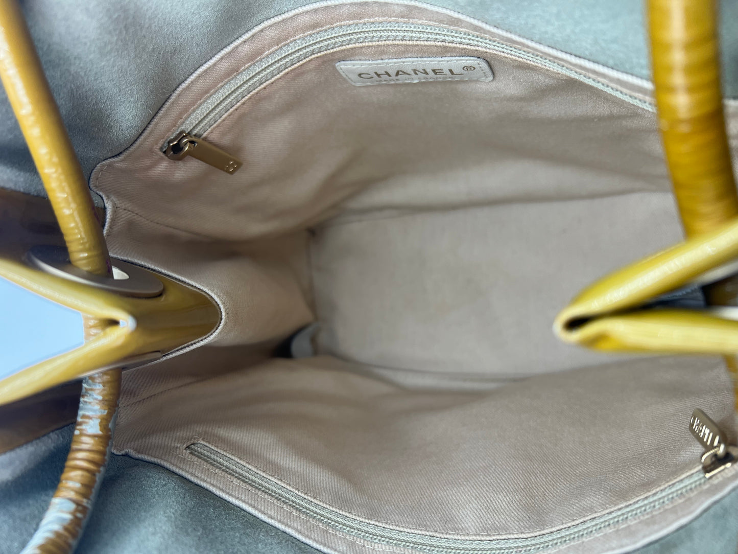 Chanel Camellia Suede Handbag