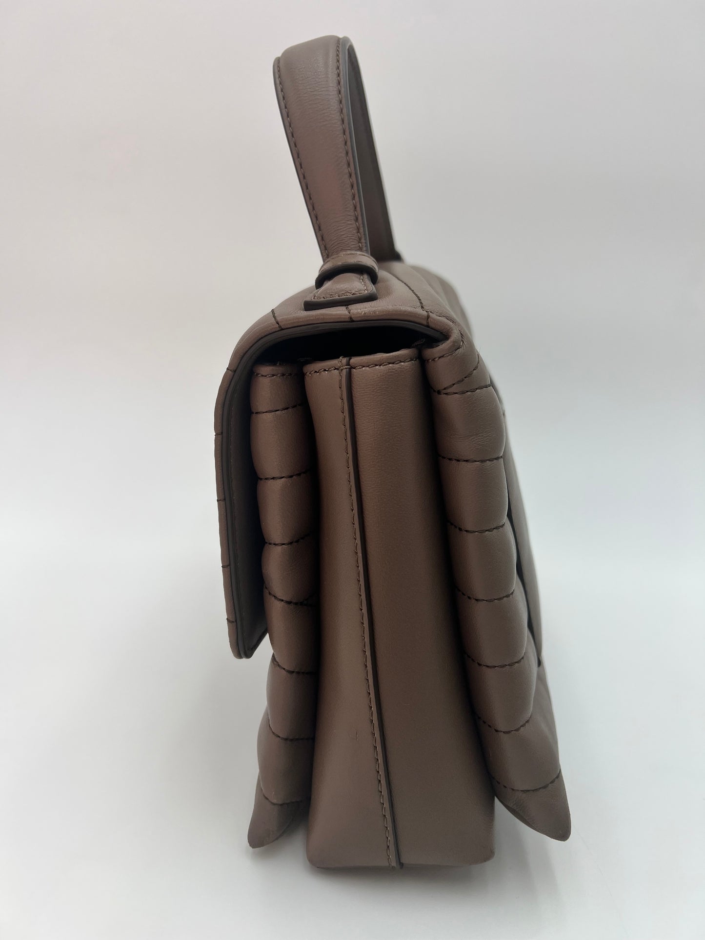 Tory Burch Kira Top Handle Taupe