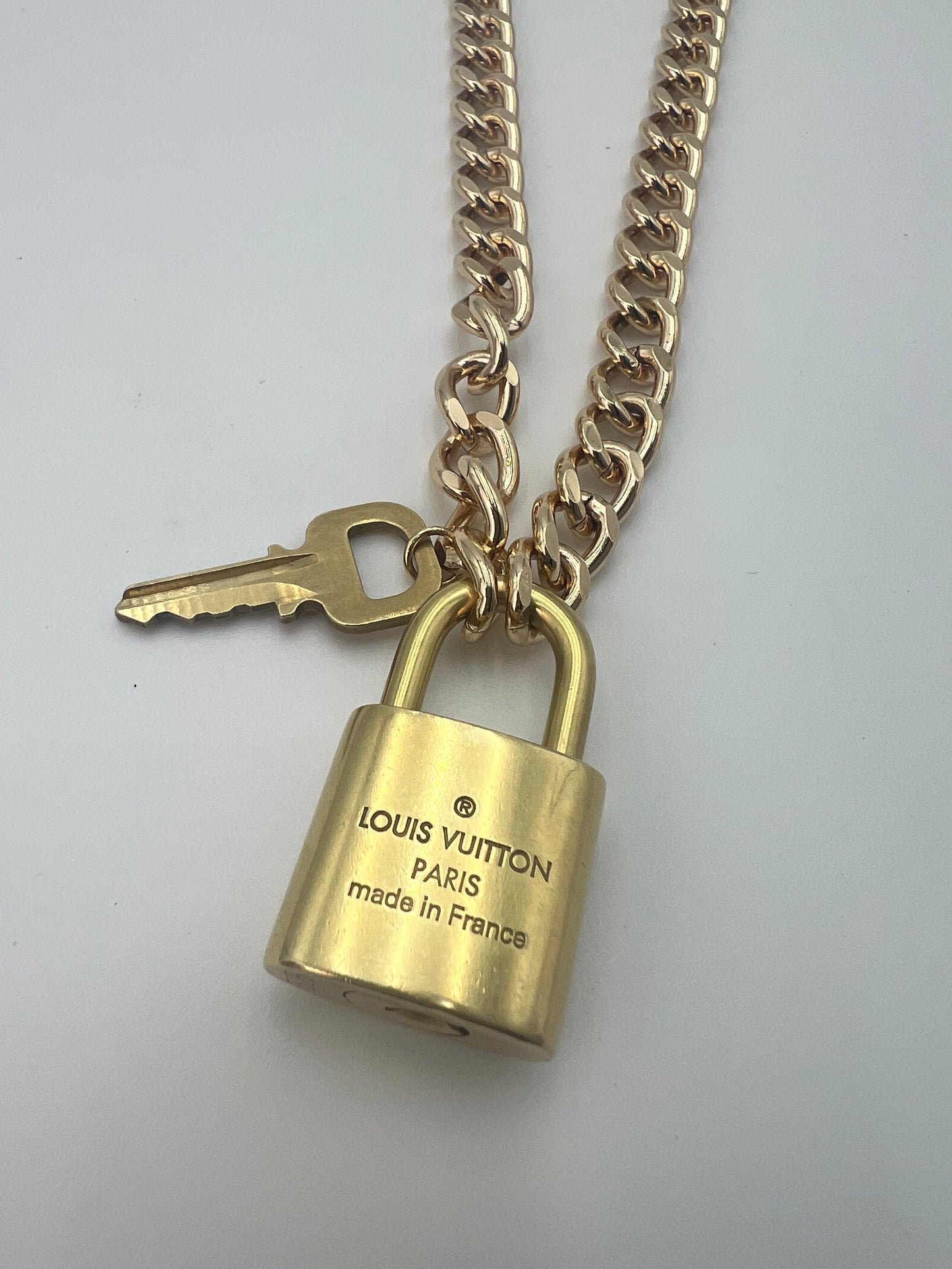 Louis Vuitton Lock & Key Necklace