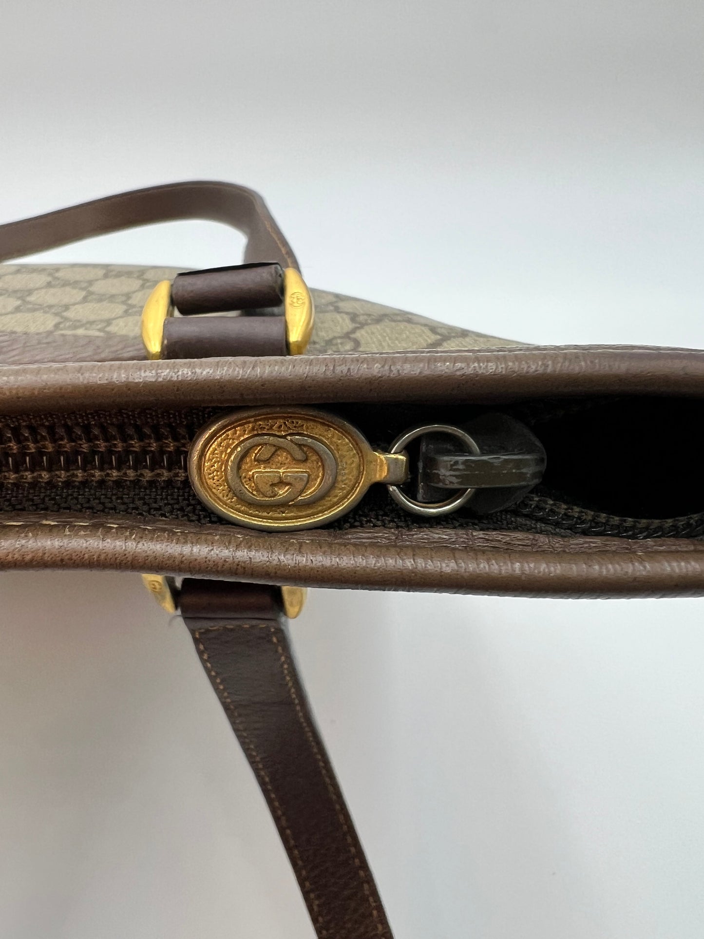 Gucci Monogram Zip Tote