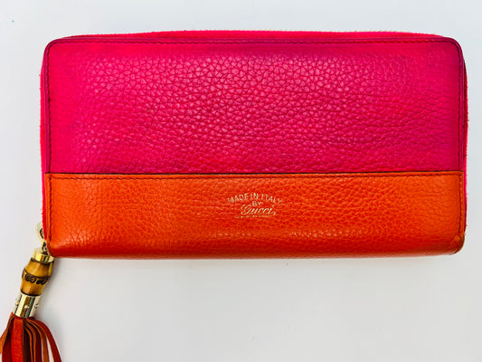 Gucci Bamboo Zippy Wallet