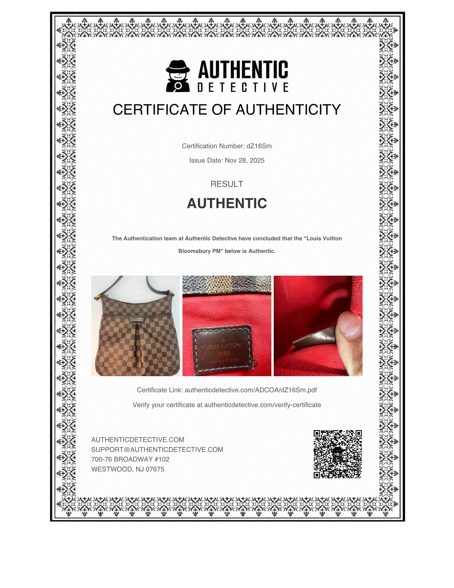 Louis Vuitton Bloomsbury PM