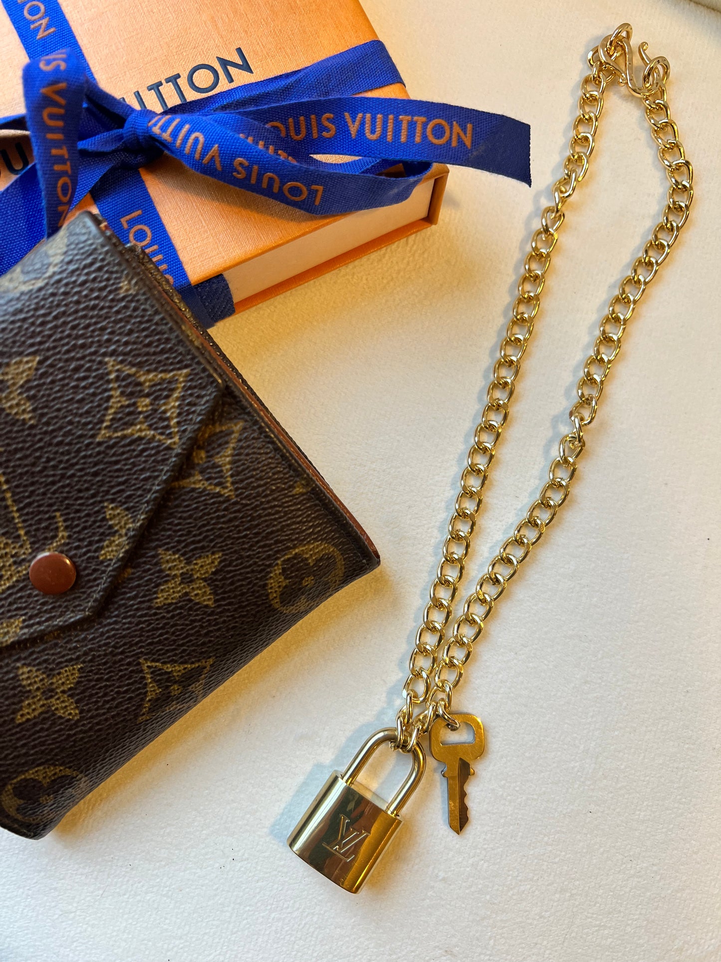 Louis Vuitton Lock & Key Necklace