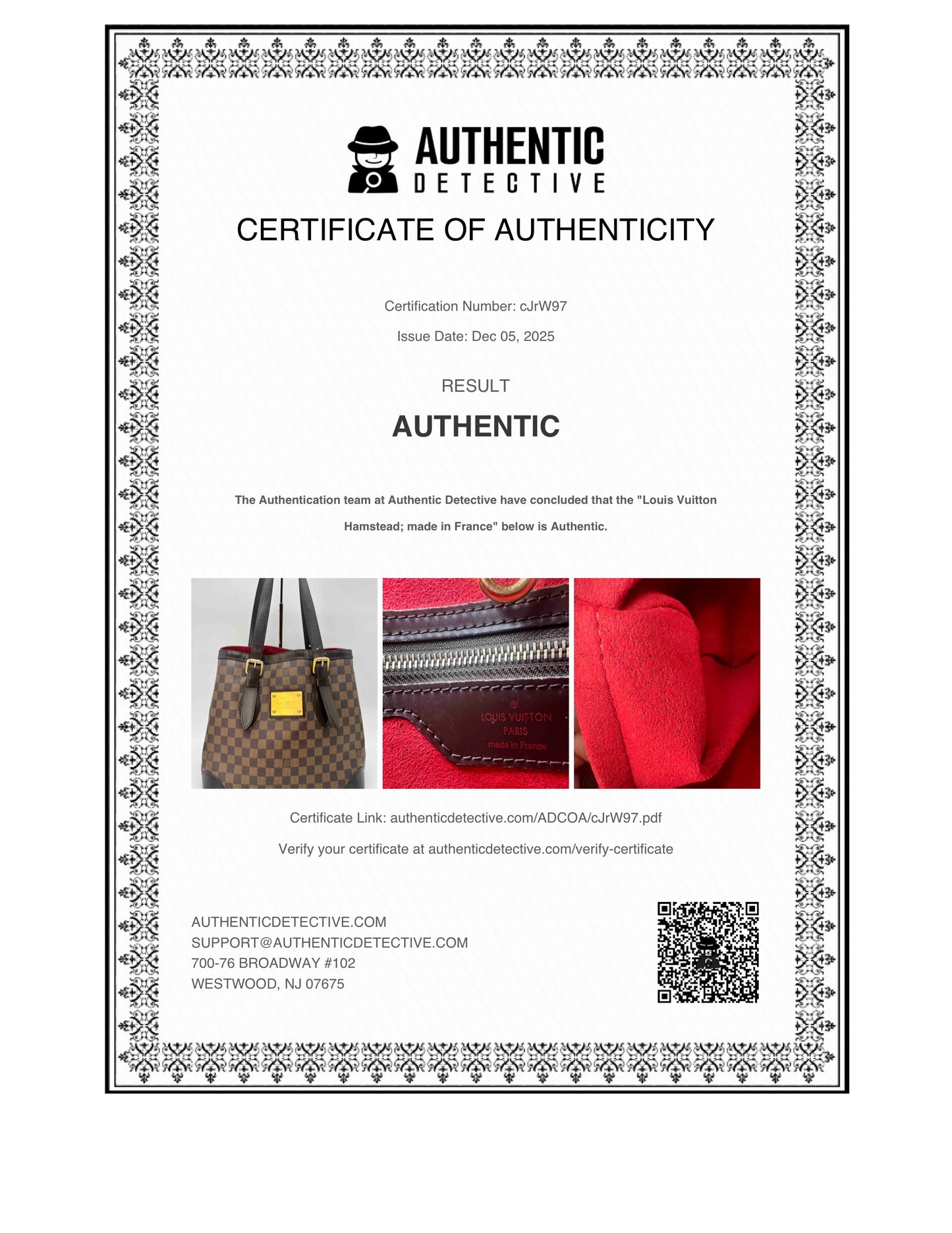 Louis Vuitton Hampstead MM