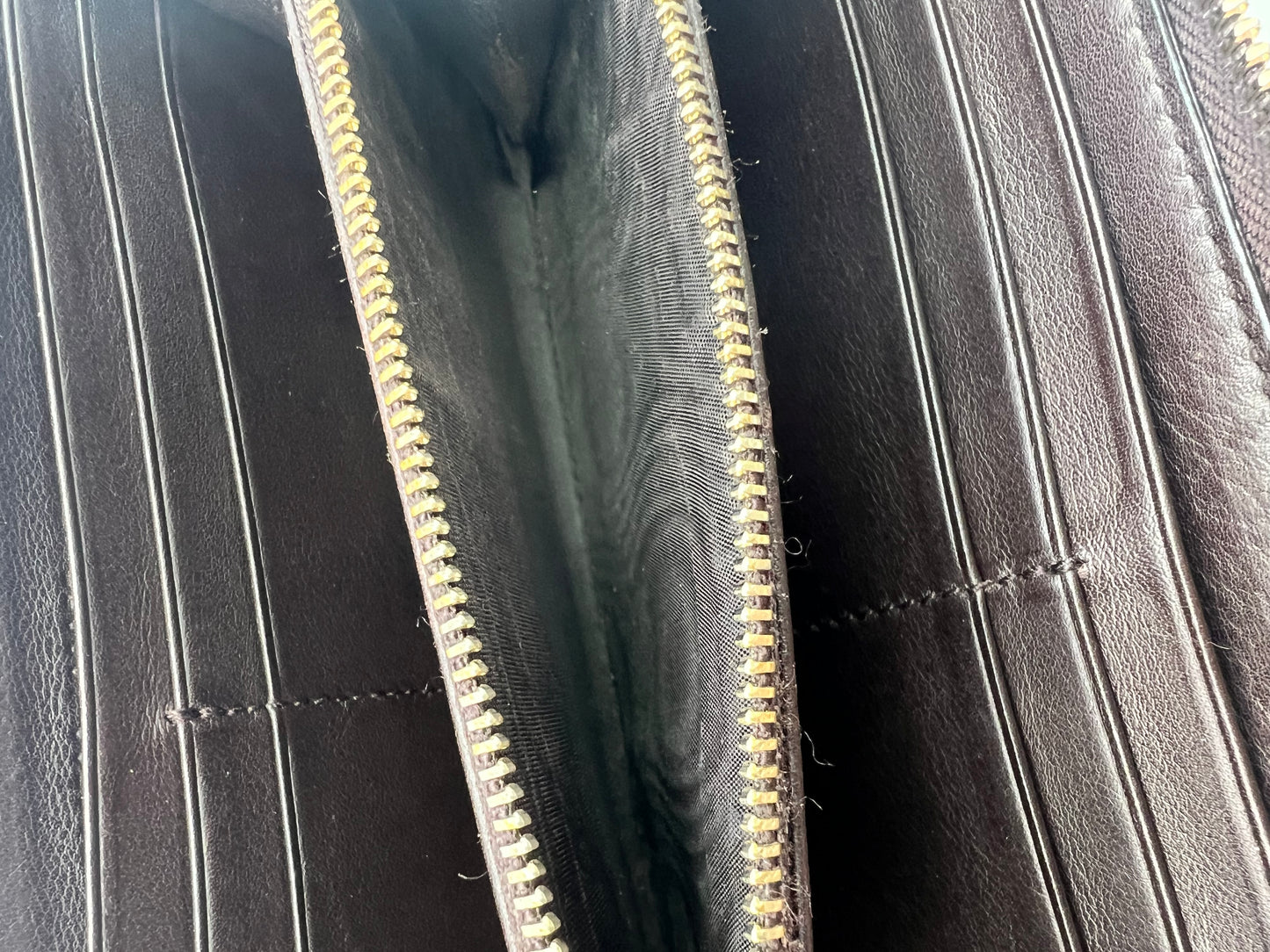 Guccissima Interlocking G Zip Around Wallet