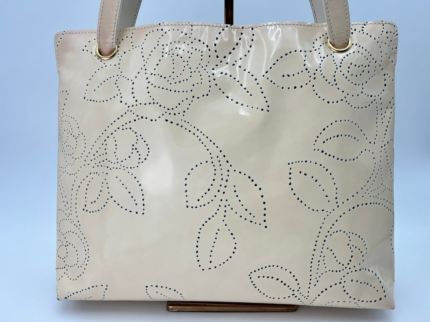 Chanel Camellia Patent Leather