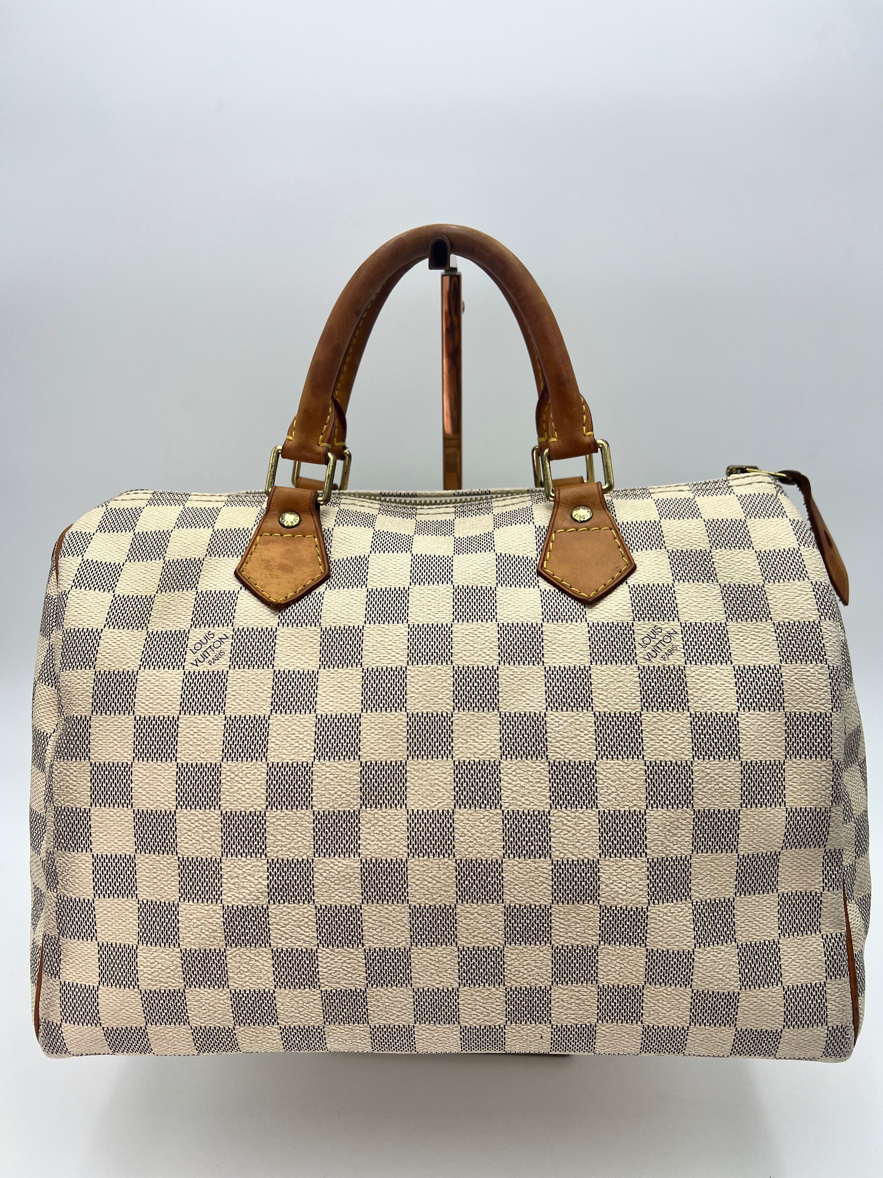 Louis Vuitton Speedy 30 Damier Azure – Vine Vintage Bag Co.