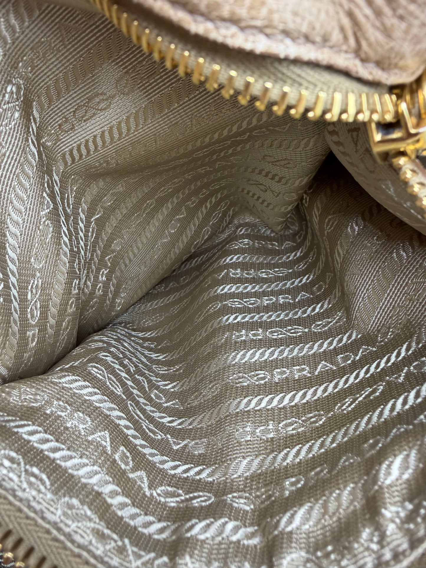 Prada Deerskin Shoulder Bag
