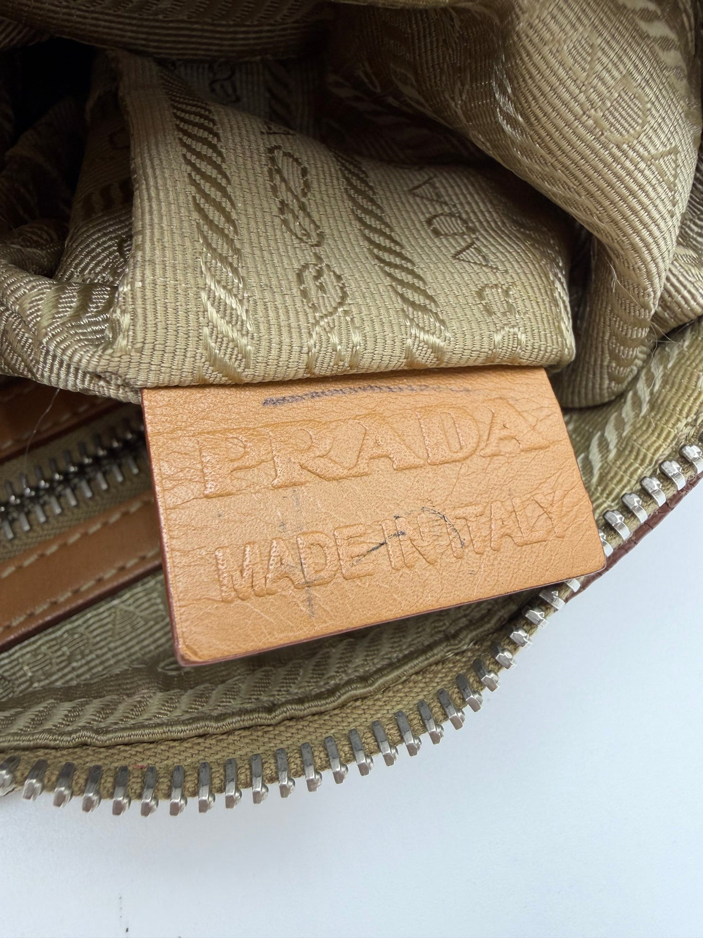Prada Logo Jacquard Crossbody