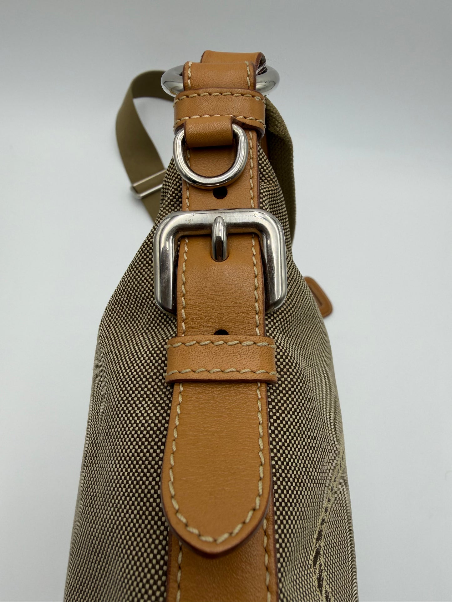 Prada Logo Jacquard Crossbody