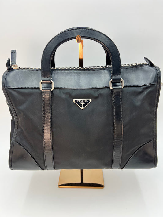Prada Black Two-Way Handbag