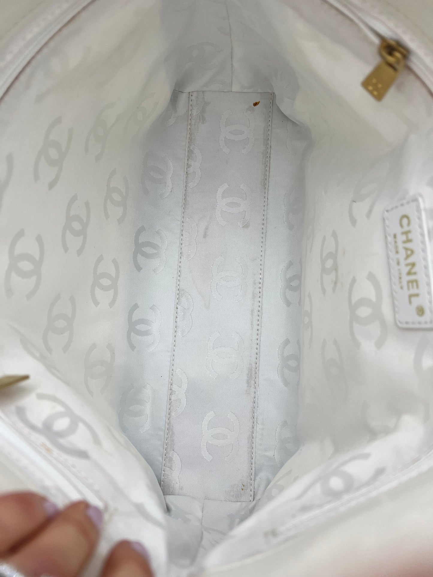 Chanel Camellia Patent Leather