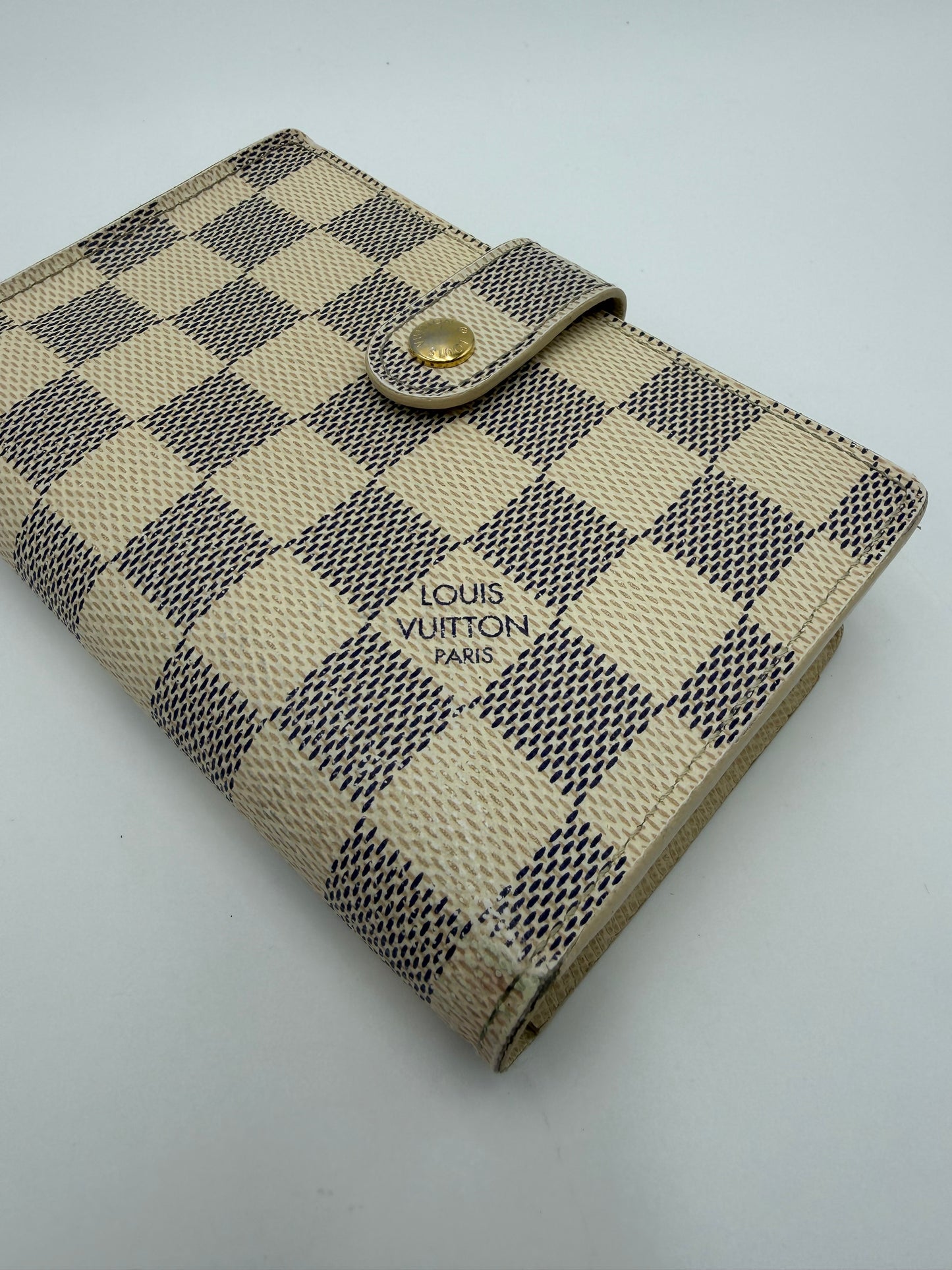 Louis Vuitton Damier Azure Kisslock Wallet