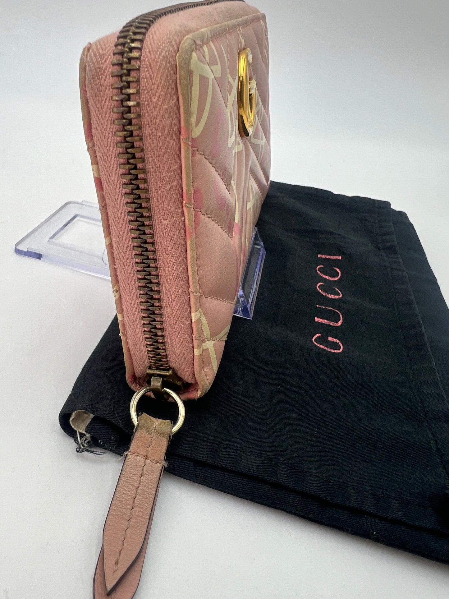 GucciGhost Pink Star Wallet