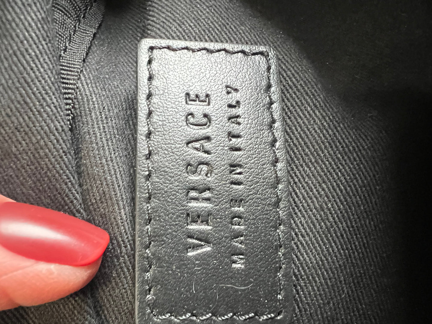 Versace Two Tone Logo Medusa Bum Bag Crossbody