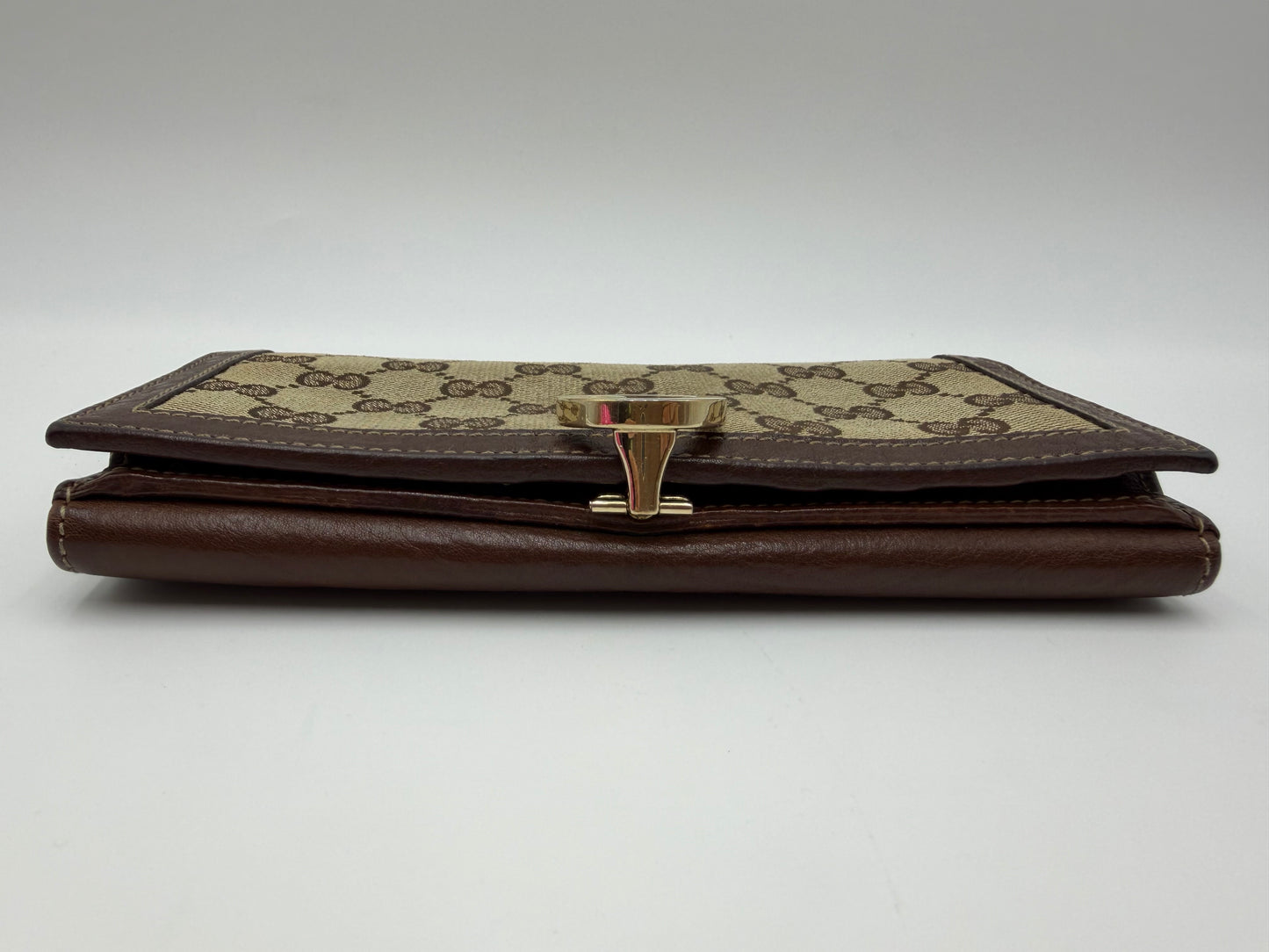 Gucci Monogram G-Clasp Wallet