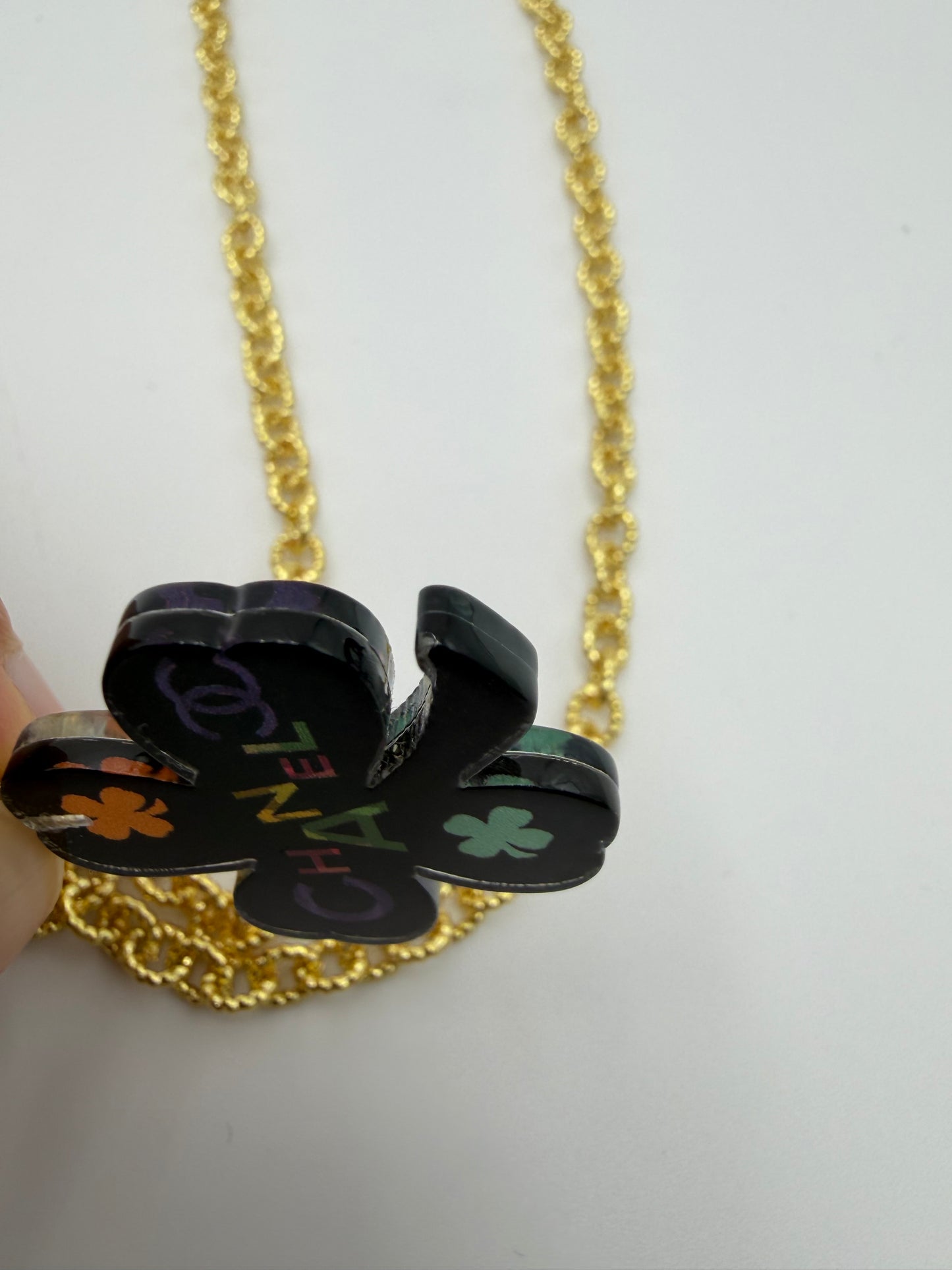 Chanel Four Leaf Clover Necklace