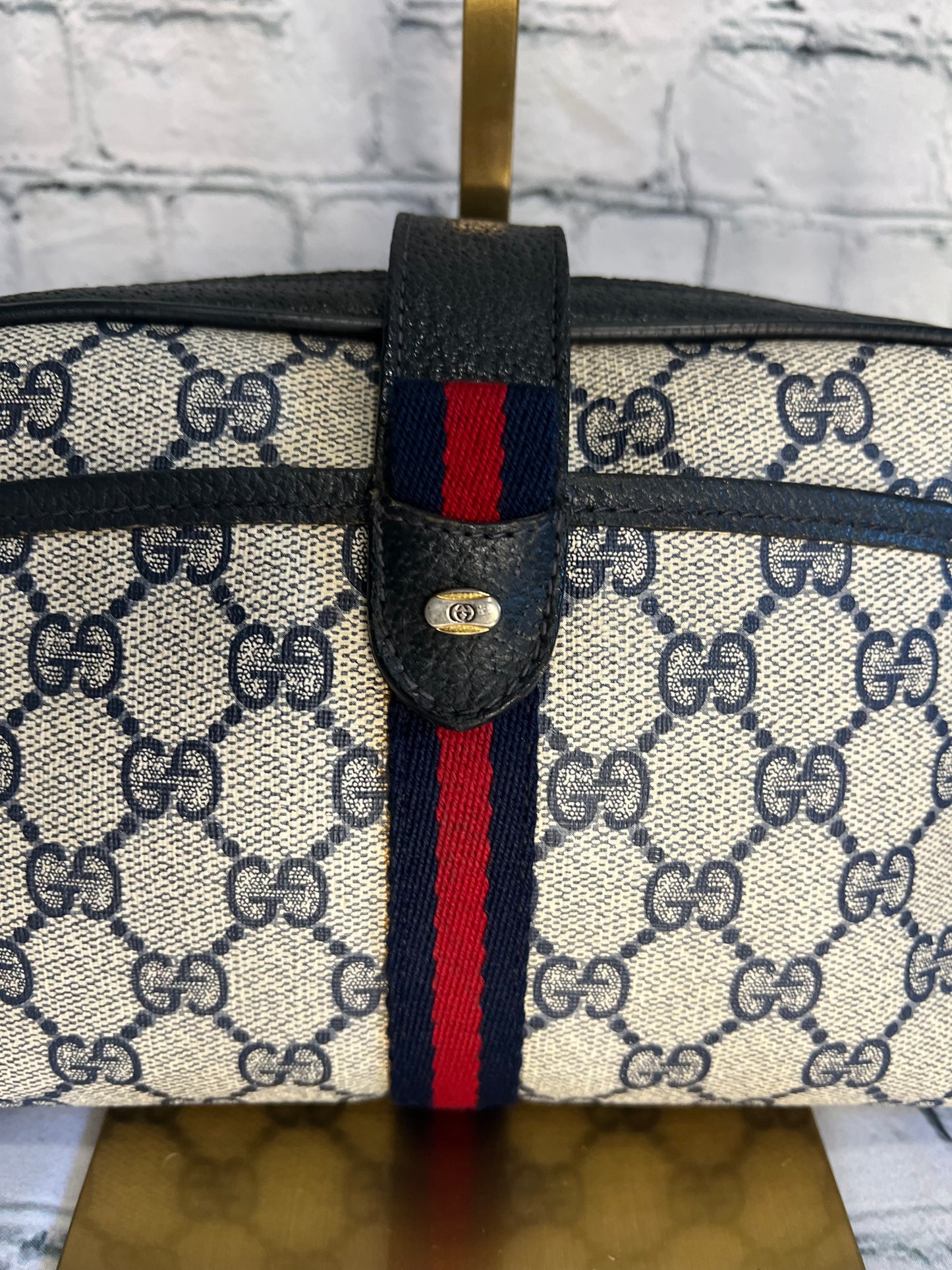 Gucci Navy Sherry Line Crossbody