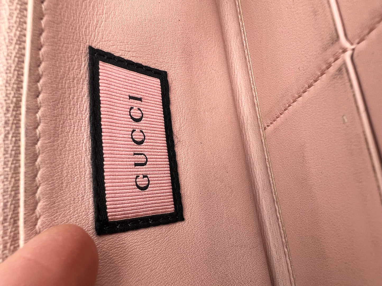 GucciGhost Pink Star Wallet