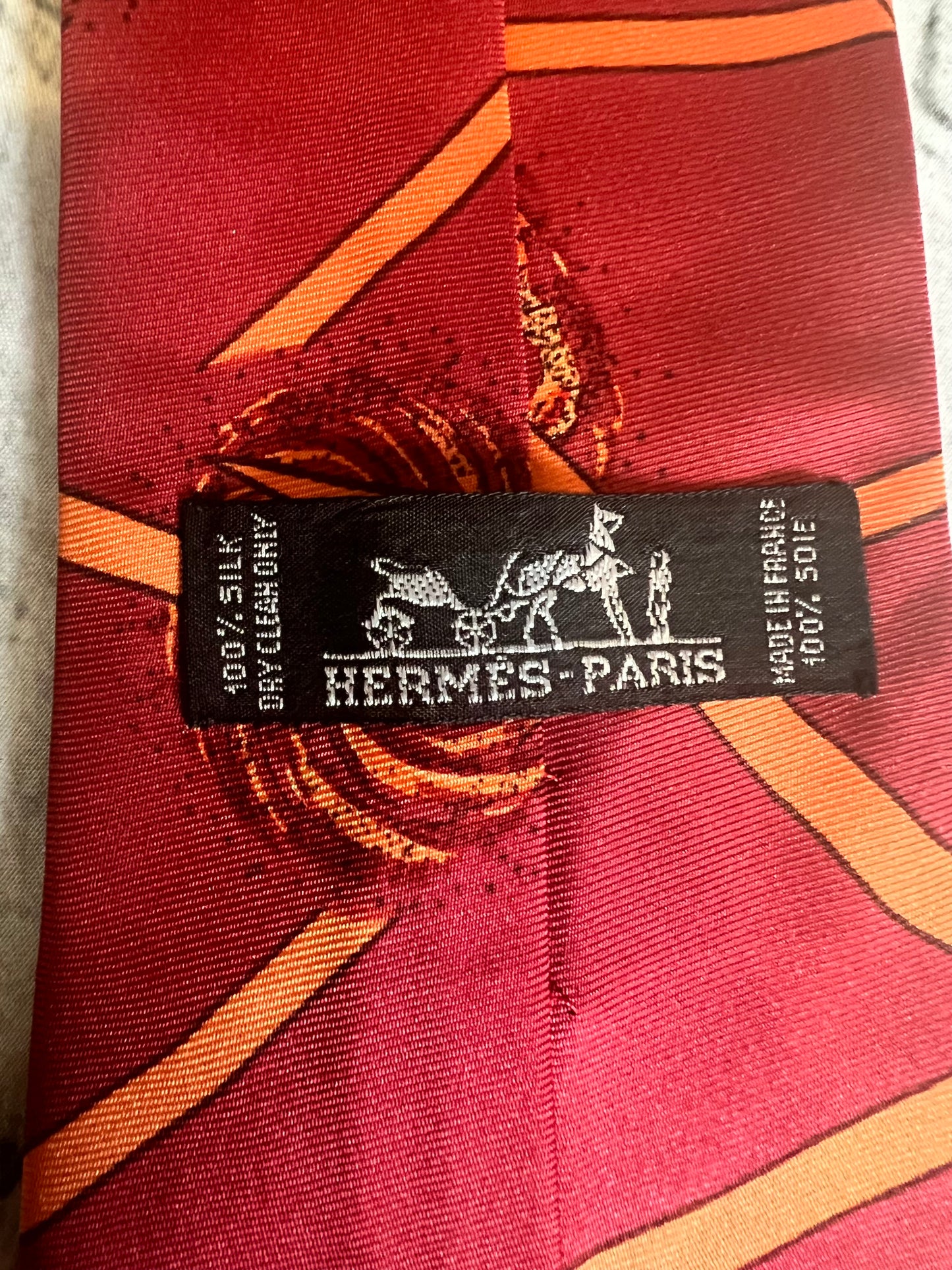 Hermes 100% Silk Neck Ties