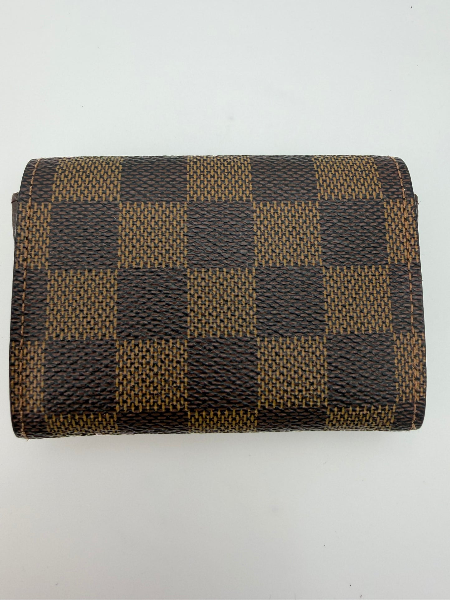Louis Vuitton Porte Monnaie Damier Ebene Coin/Card Wallet