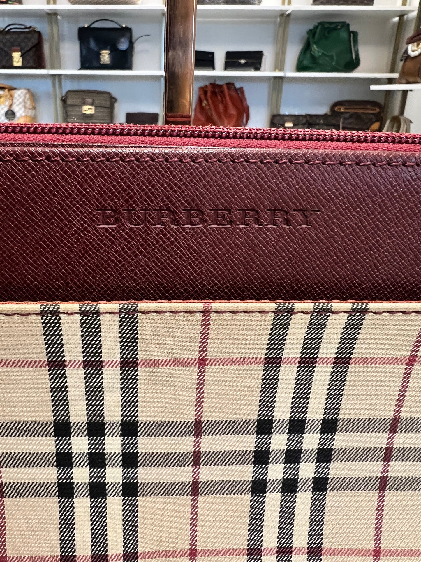 Burberry Nova Check Shoulder Bag