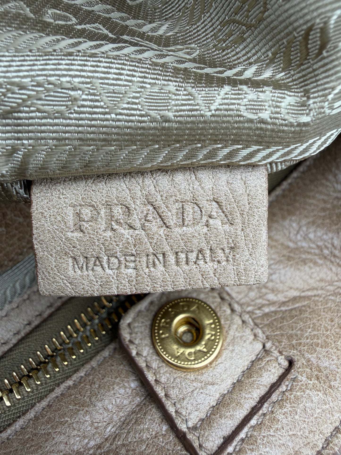 Prada Deerskin Shoulder Bag