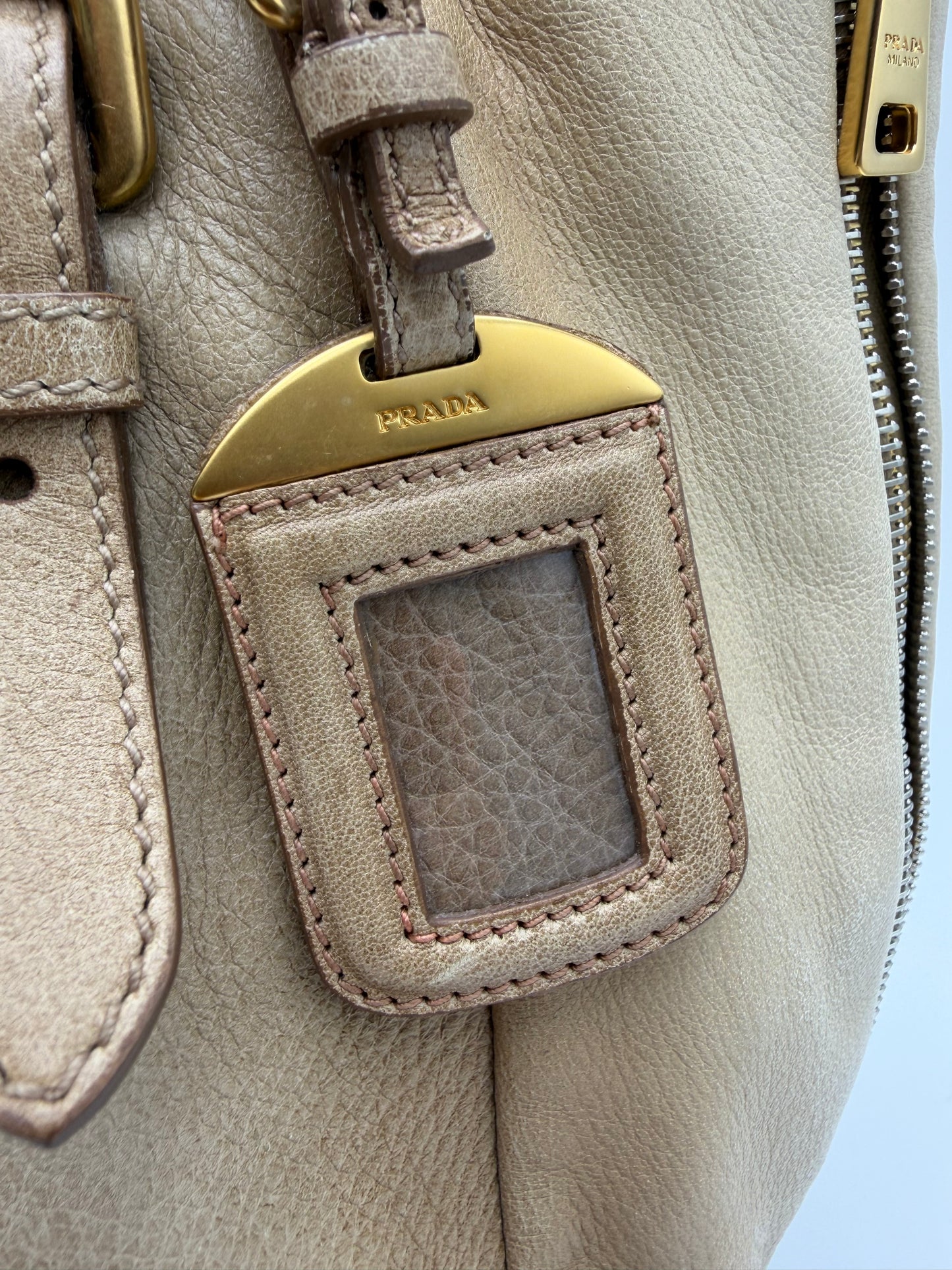 Prada Deerskin Shoulder Bag