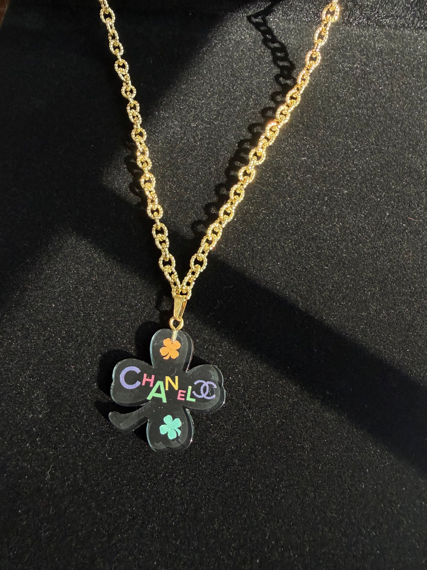 Chanel Four Leaf Clover Necklace