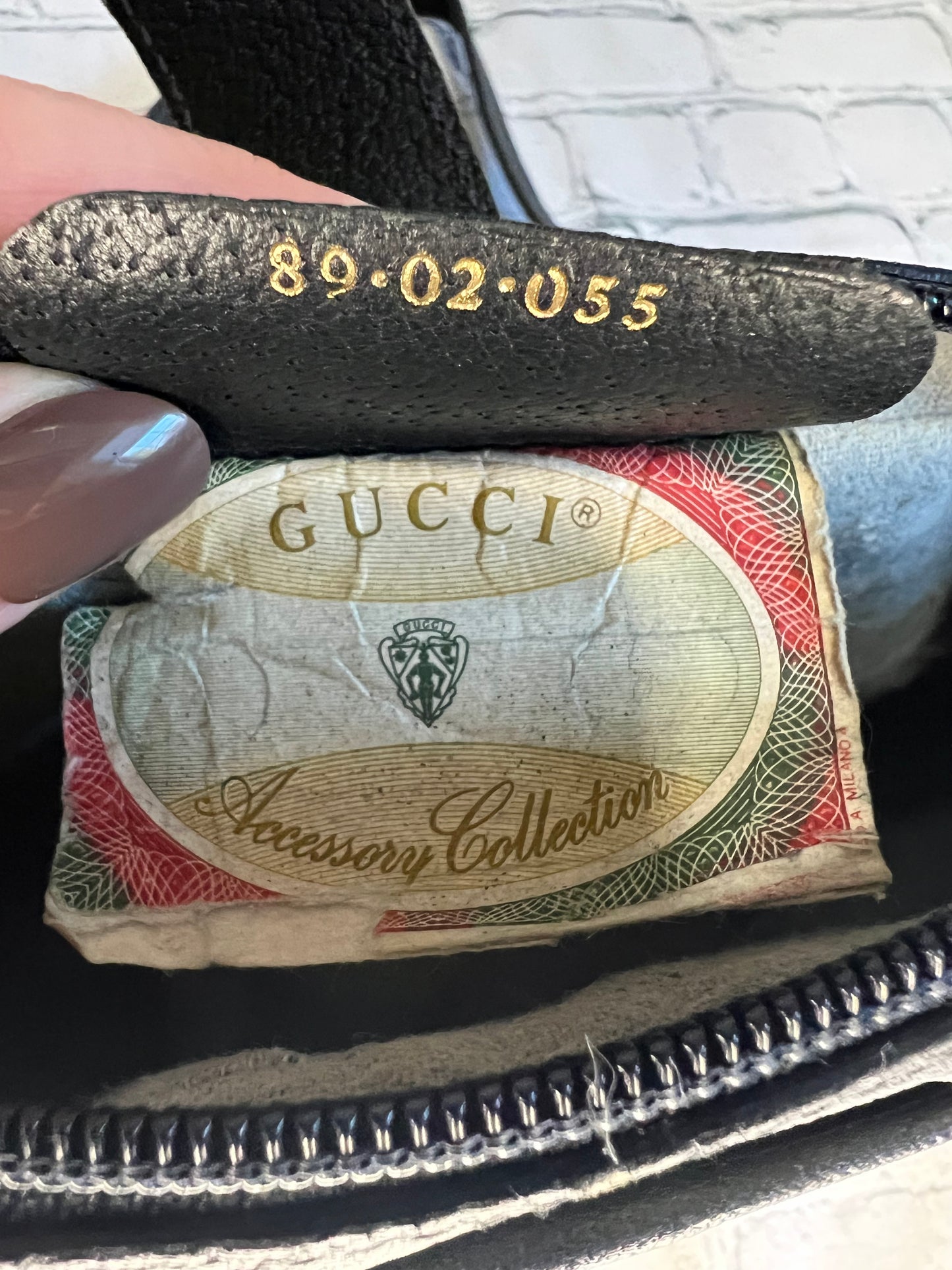 Gucci Navy Sherry Line Crossbody