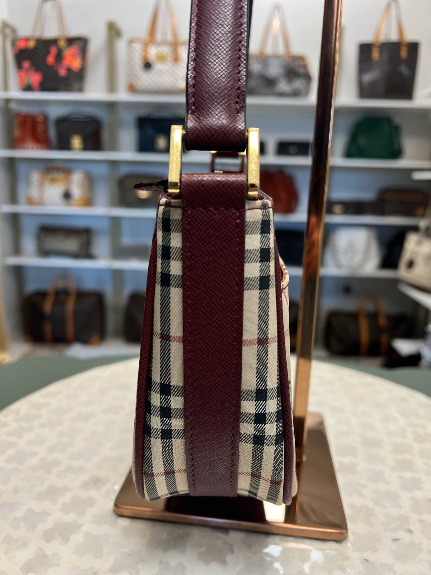 Burberry Nova Check Shoulder Bag