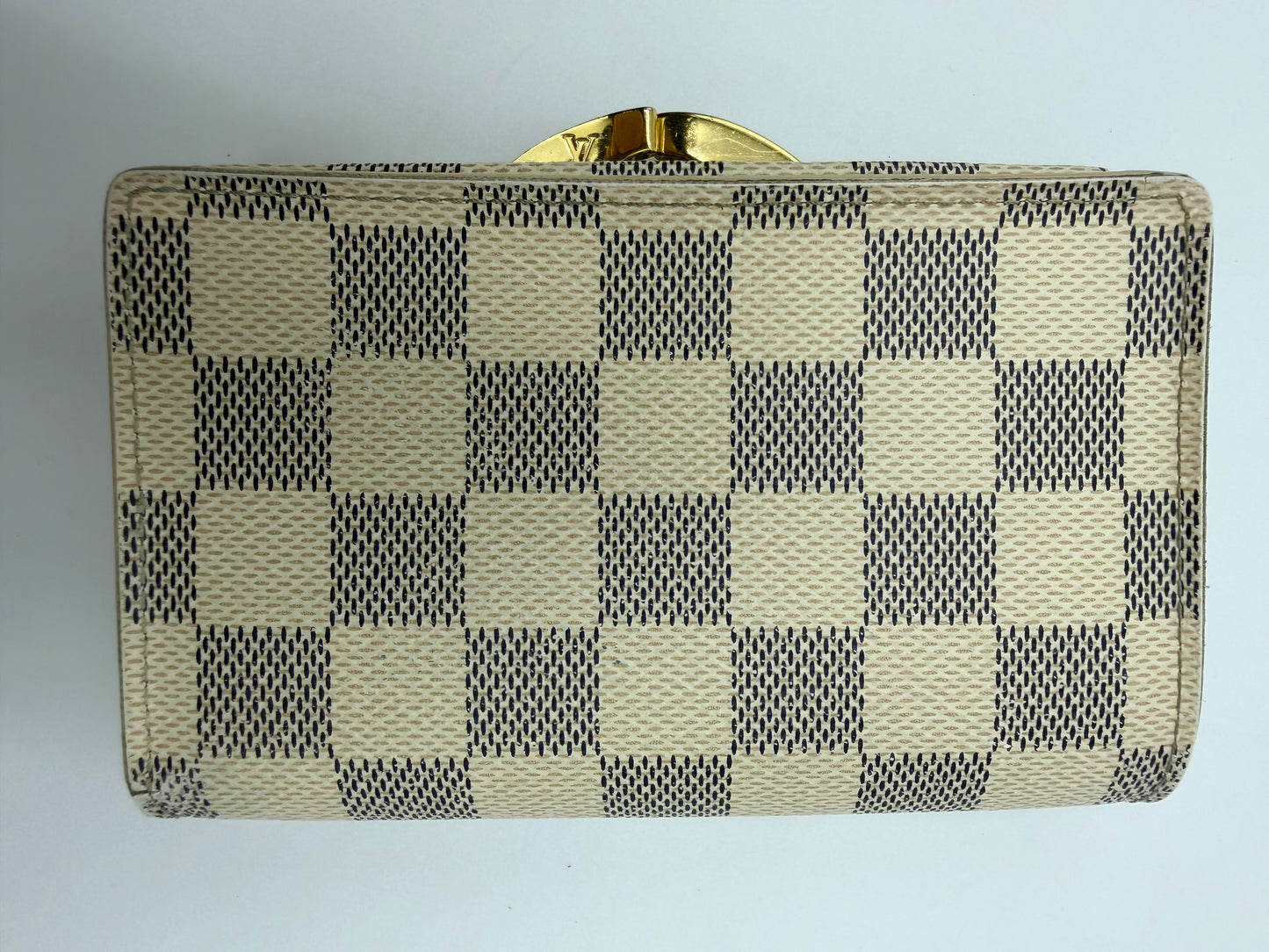 Louis Vuitton Damier Azure Kisslock Wallet