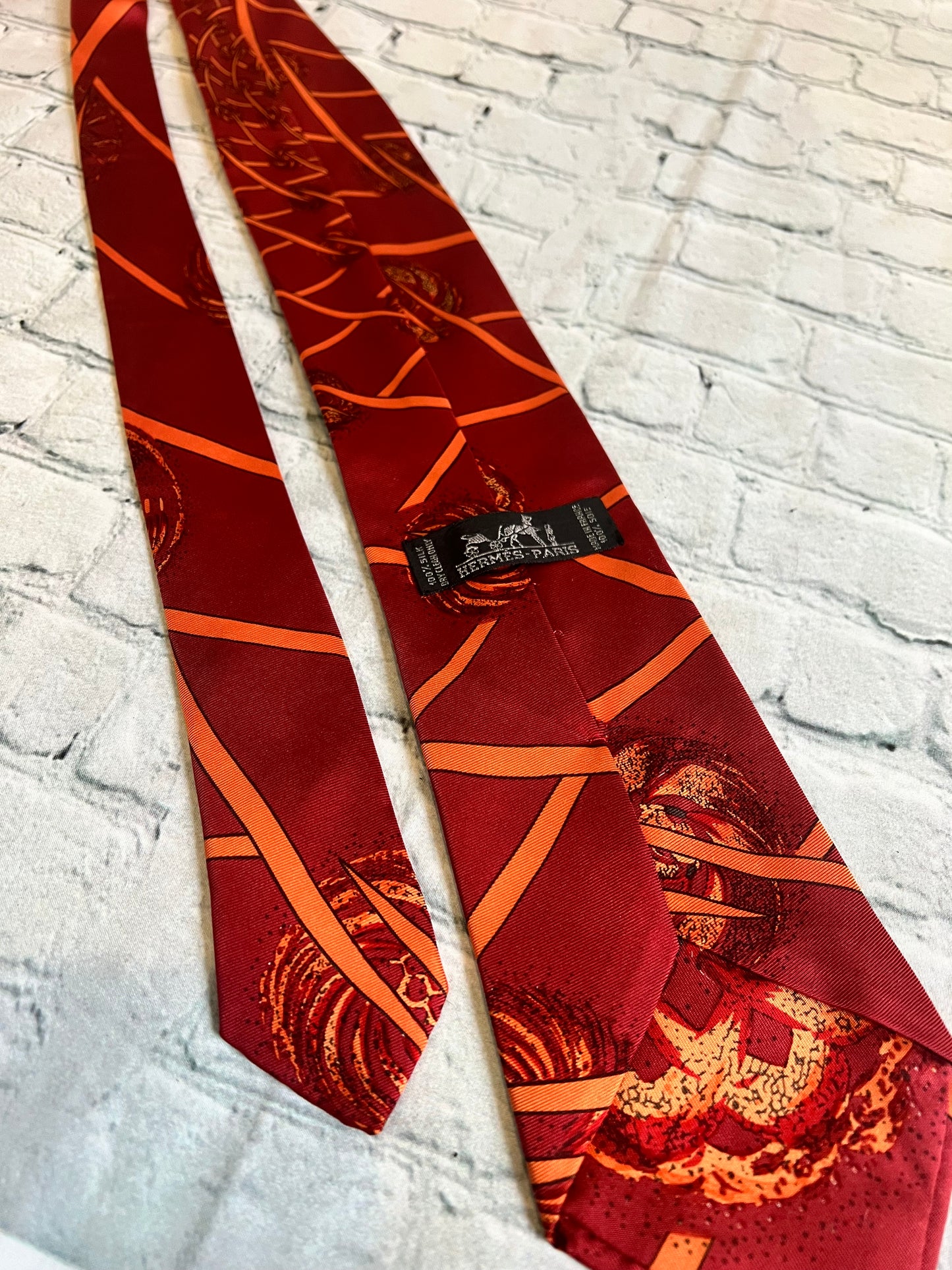 Hermes 100% Silk Neck Ties