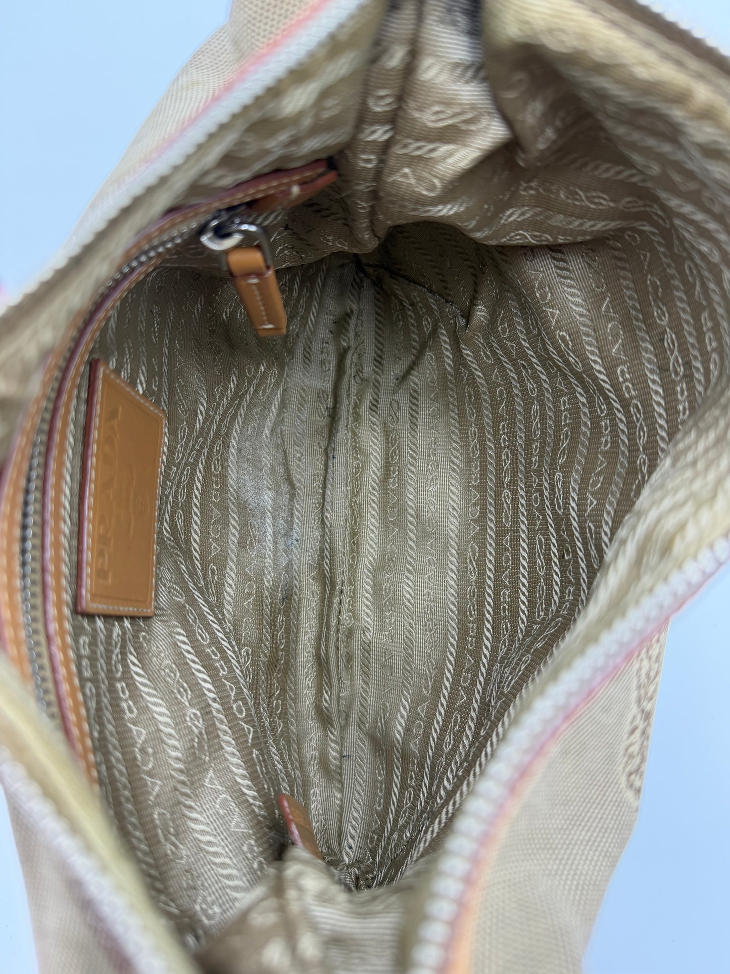 Prada Logo Jacquard Crossbody