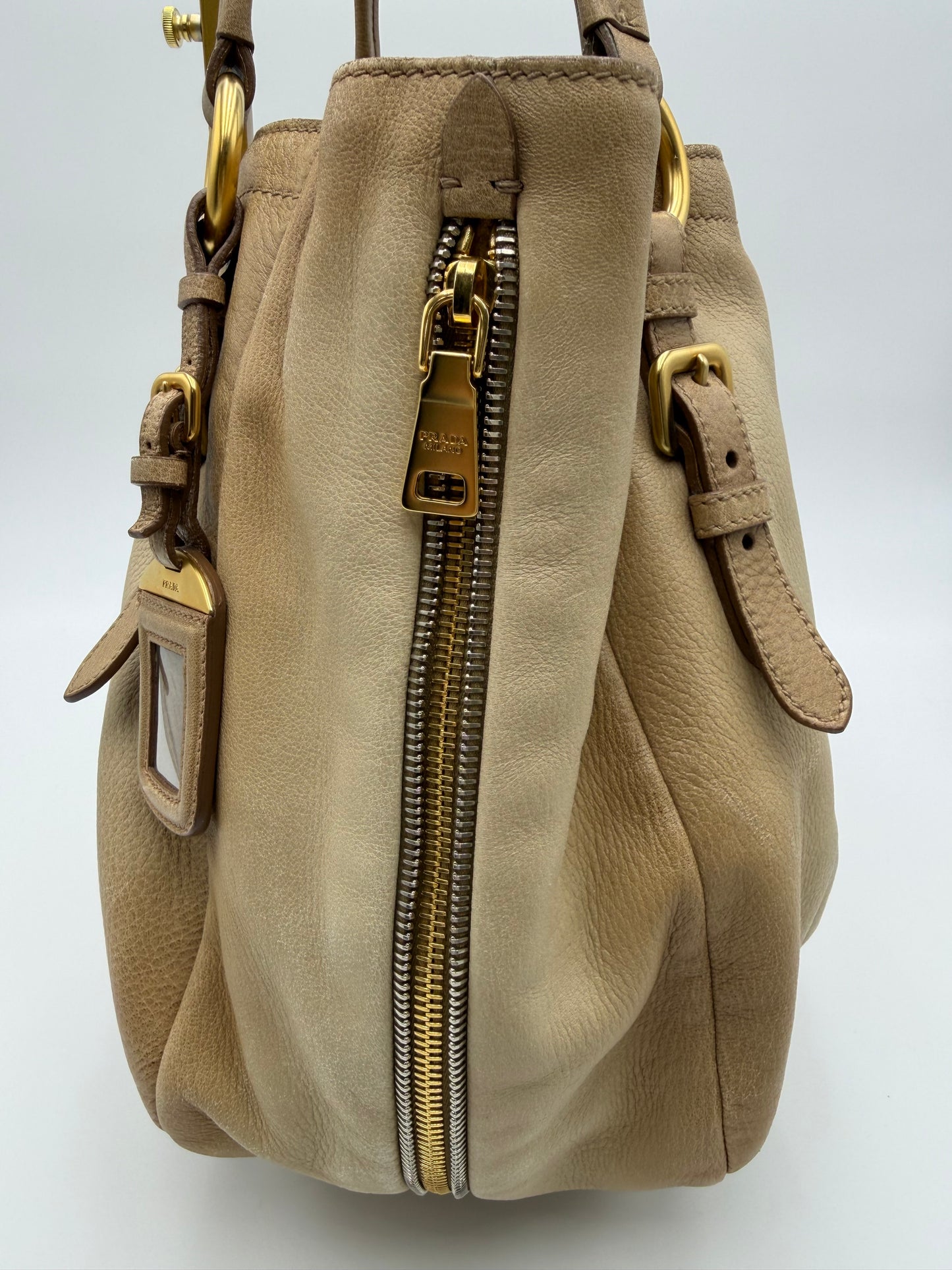 Prada Deerskin Shoulder Bag