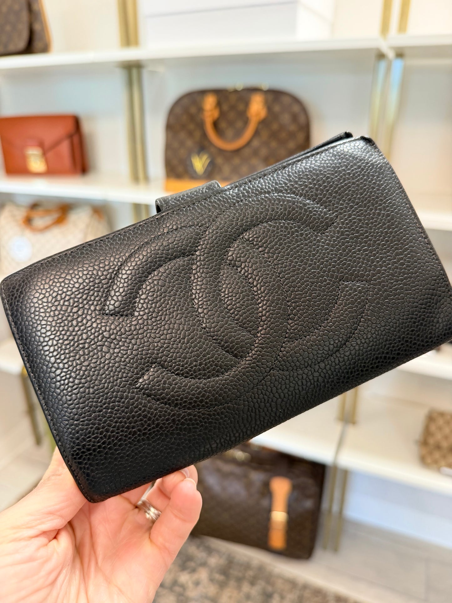 Chanel Caviar Leather Wallet