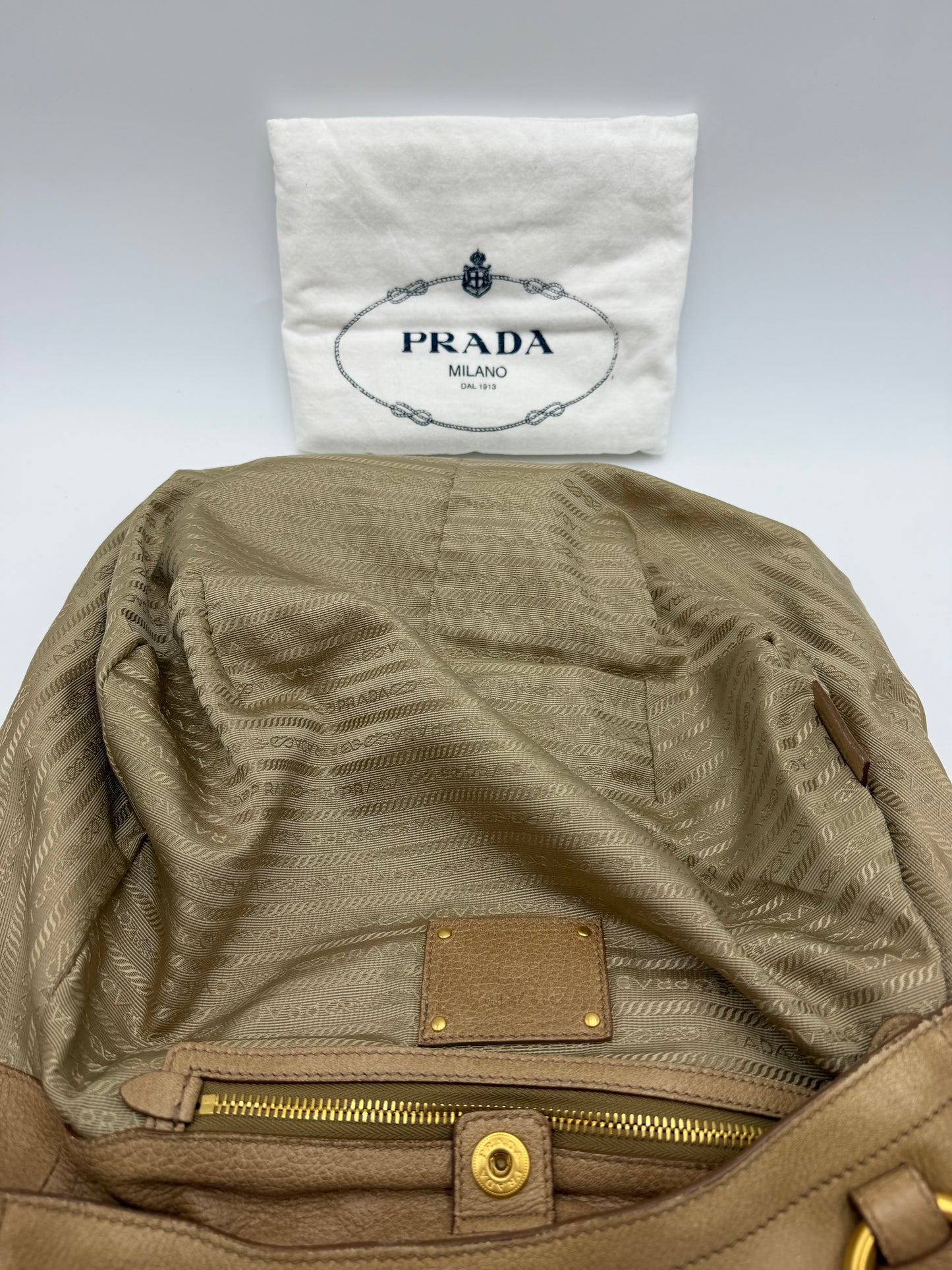 Prada Deerskin Shoulder Bag