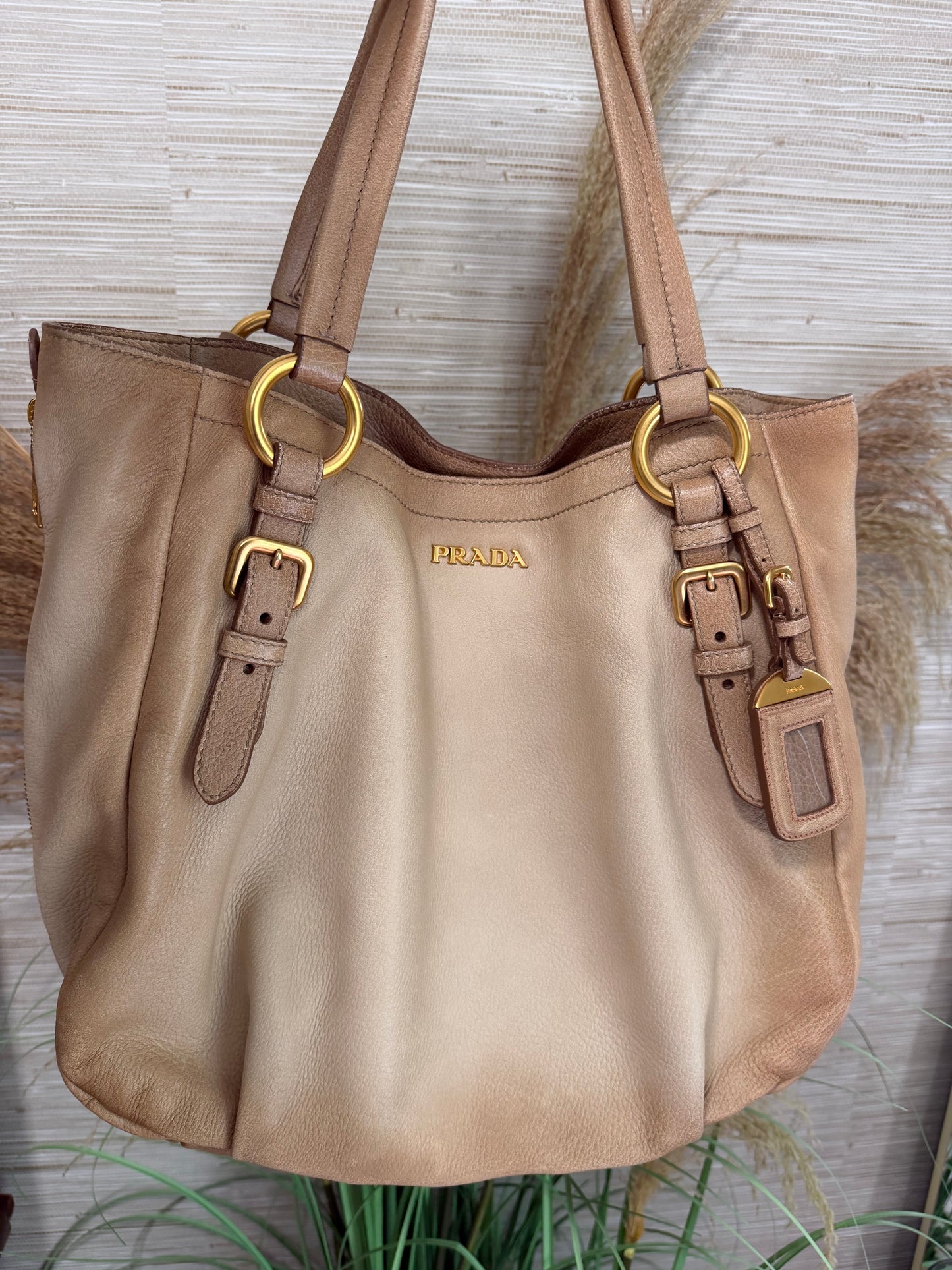 Prada Deerskin Shoulder Bag
