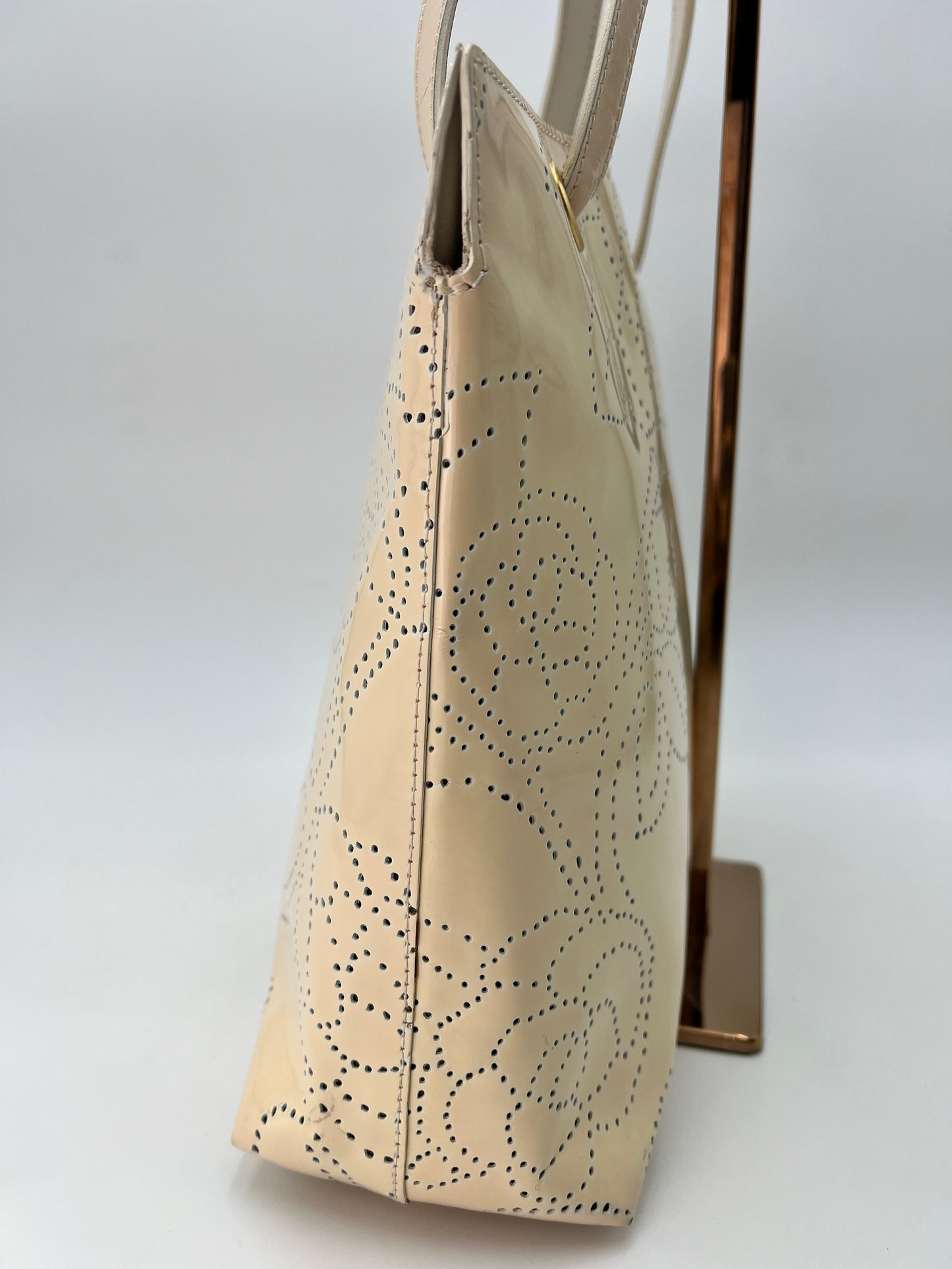 Chanel Camellia Patent Leather