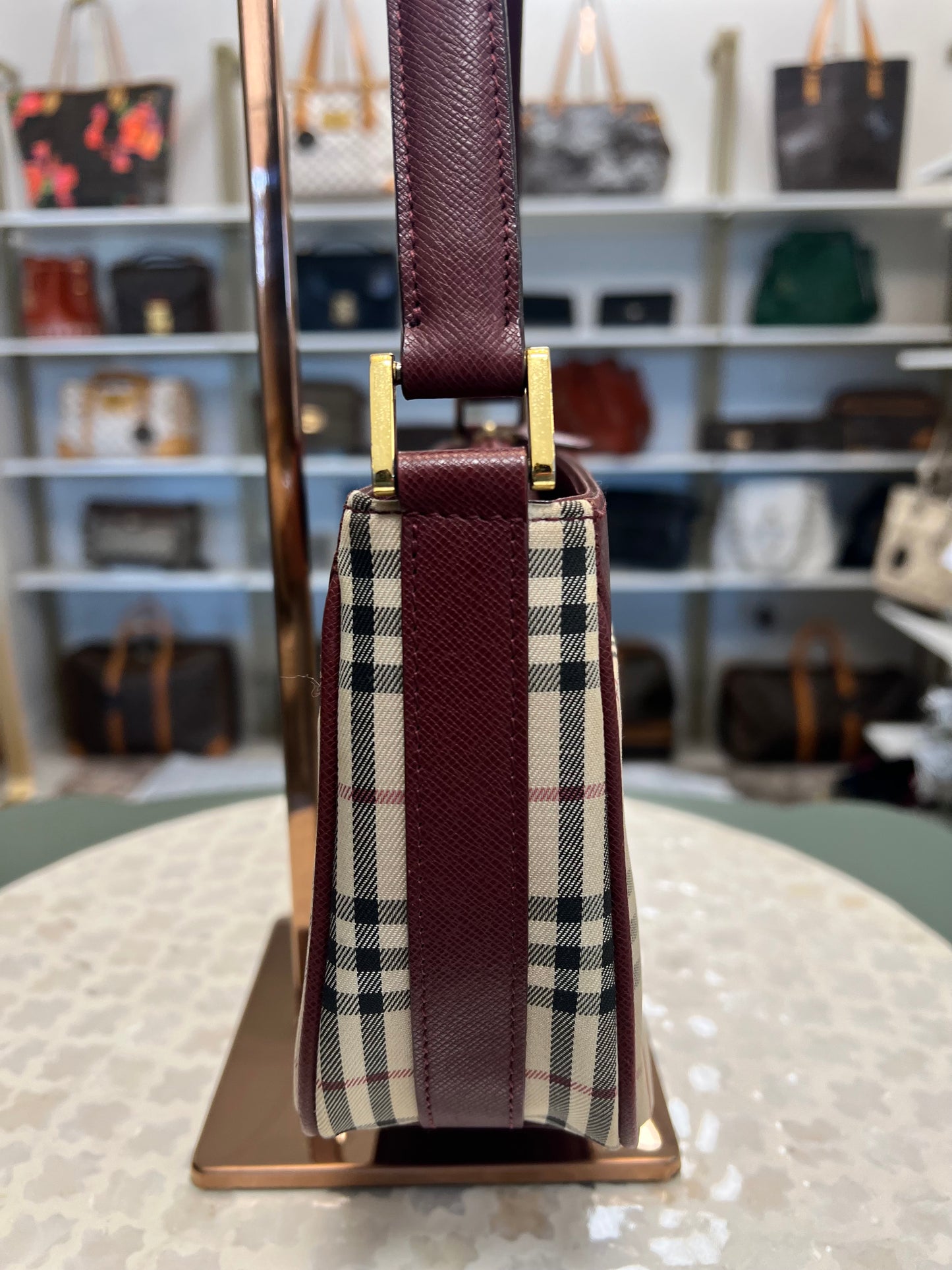 Burberry Nova Check Shoulder Bag